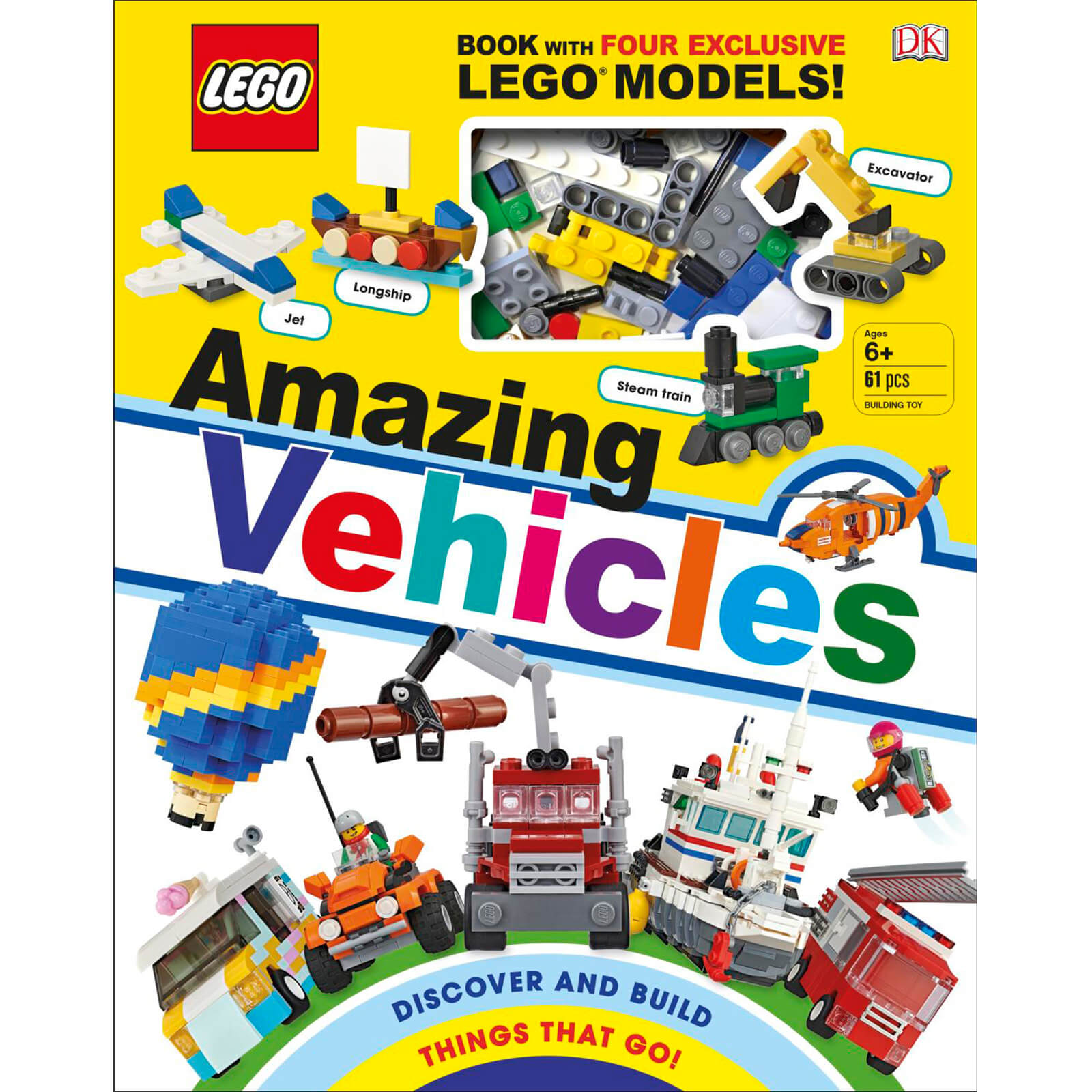 DK Books LEGO Amazing Vehicles Hardback