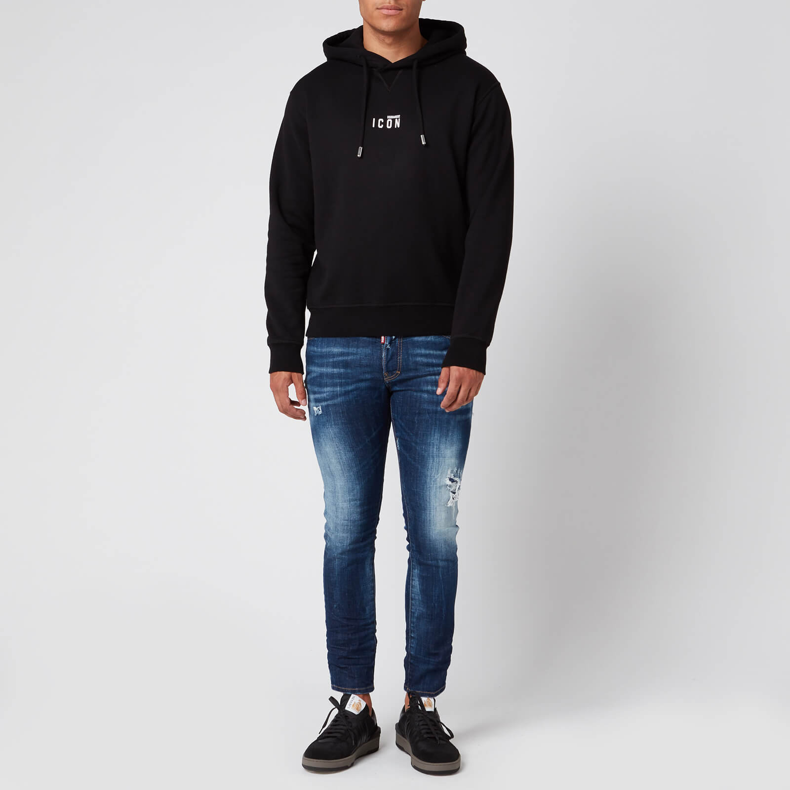 Dsquared2 Men's Cool Fit Centre Icon Logo Hoodie - Black - S