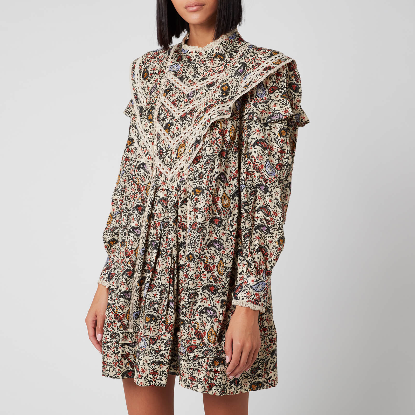 新作商品 Marant Etoile Women's Rebel Dress - Ecru - FR 36/UK 8 | Coggles ワンピース