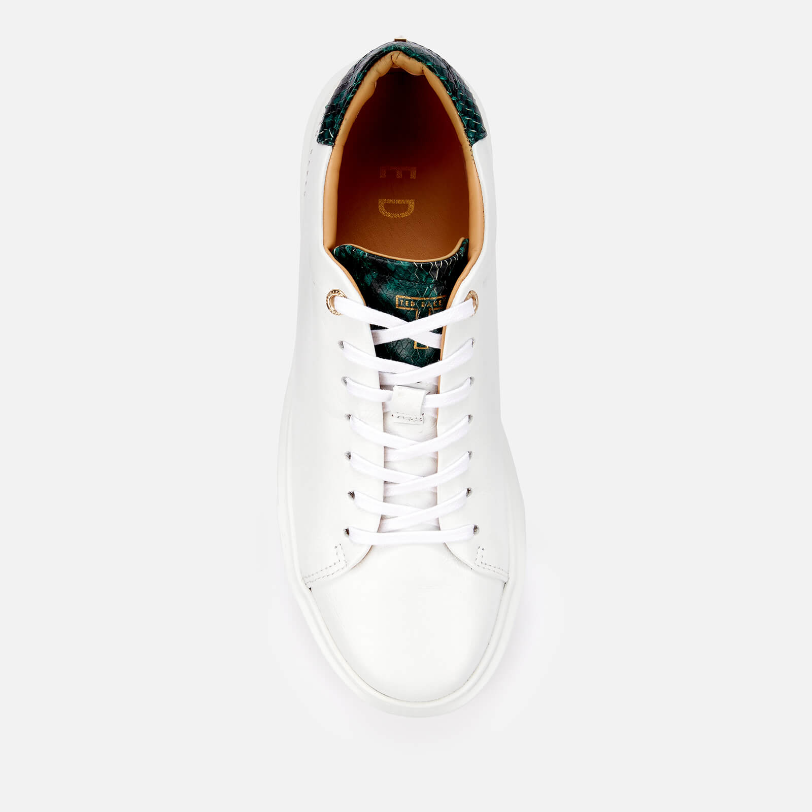 ⭐️TED BAKER London サイズ2⭐️ 美品 Ted Baker Women's Pixie Leather Flatform Trainers - White