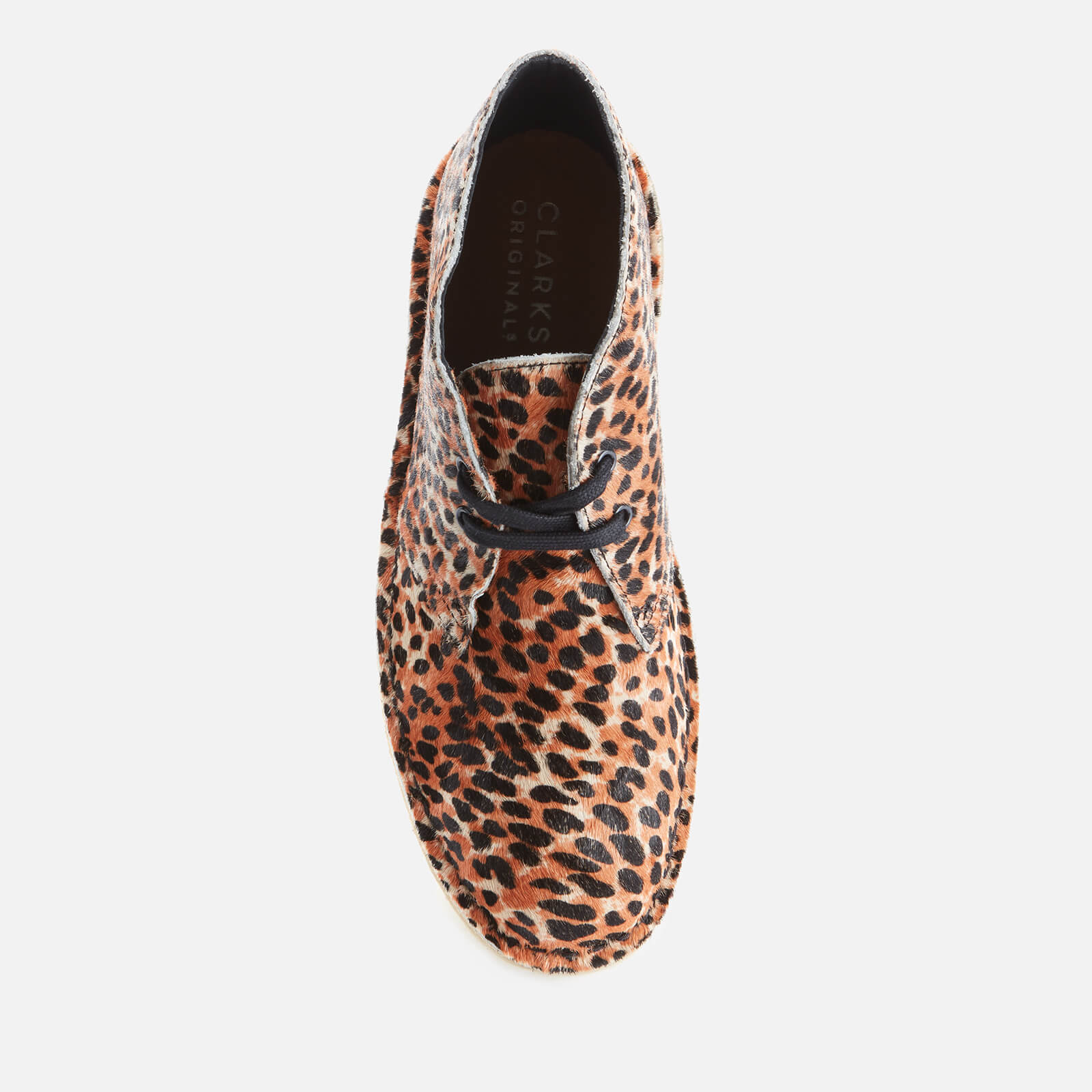 Clarks Originals Women s Pony Hair Desert Boots Leopard Print Coggles