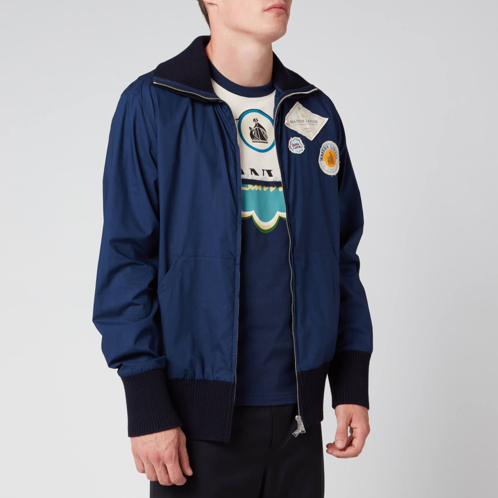 PADDED LEATHER BIKER JACKET｜ランバンコレクション(メンズ