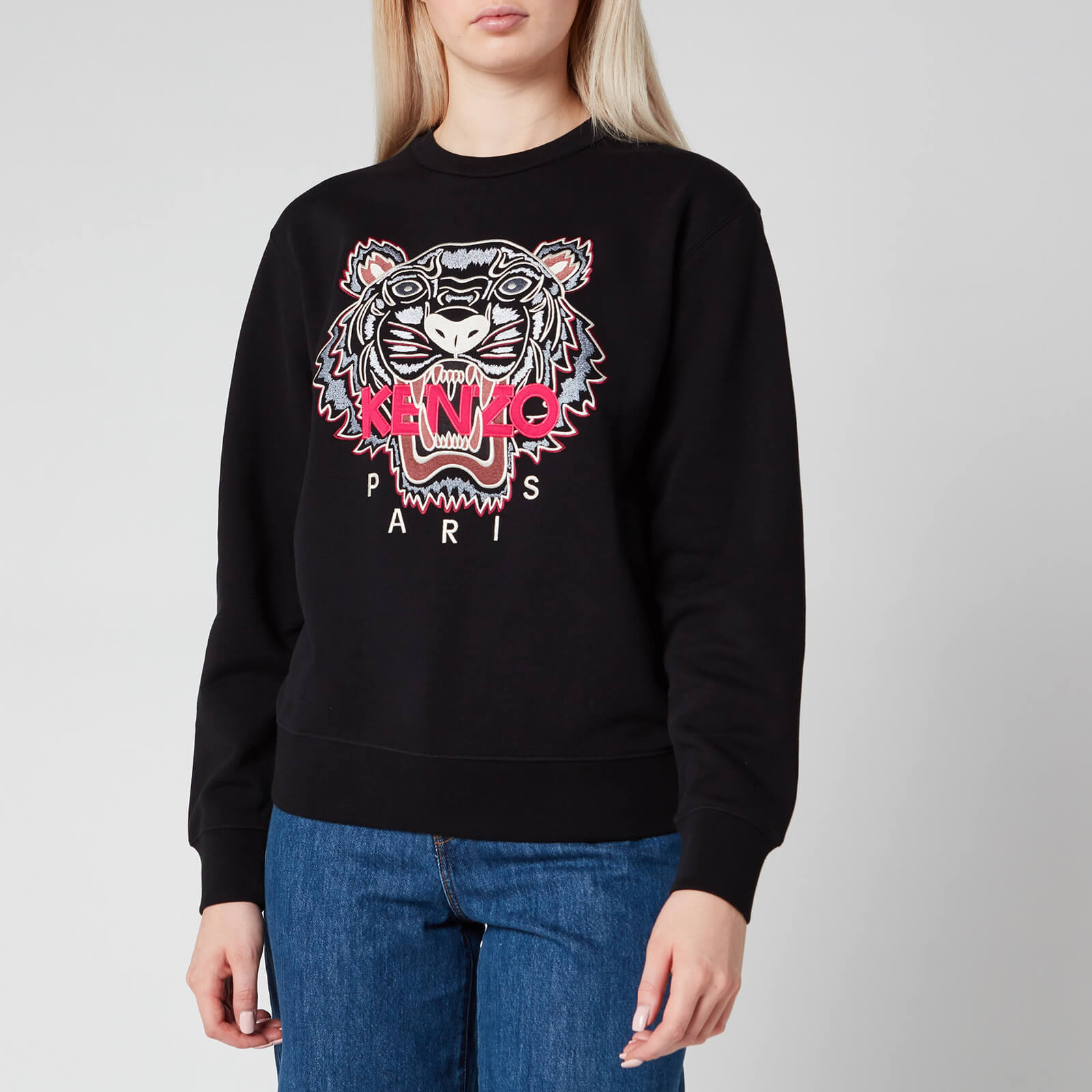 KENZO Women s Icon Classic Tiger Sweatshirt Black Coggles