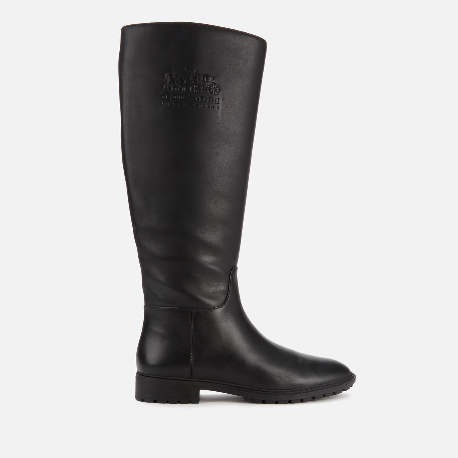 Coach riding boots cheap black
