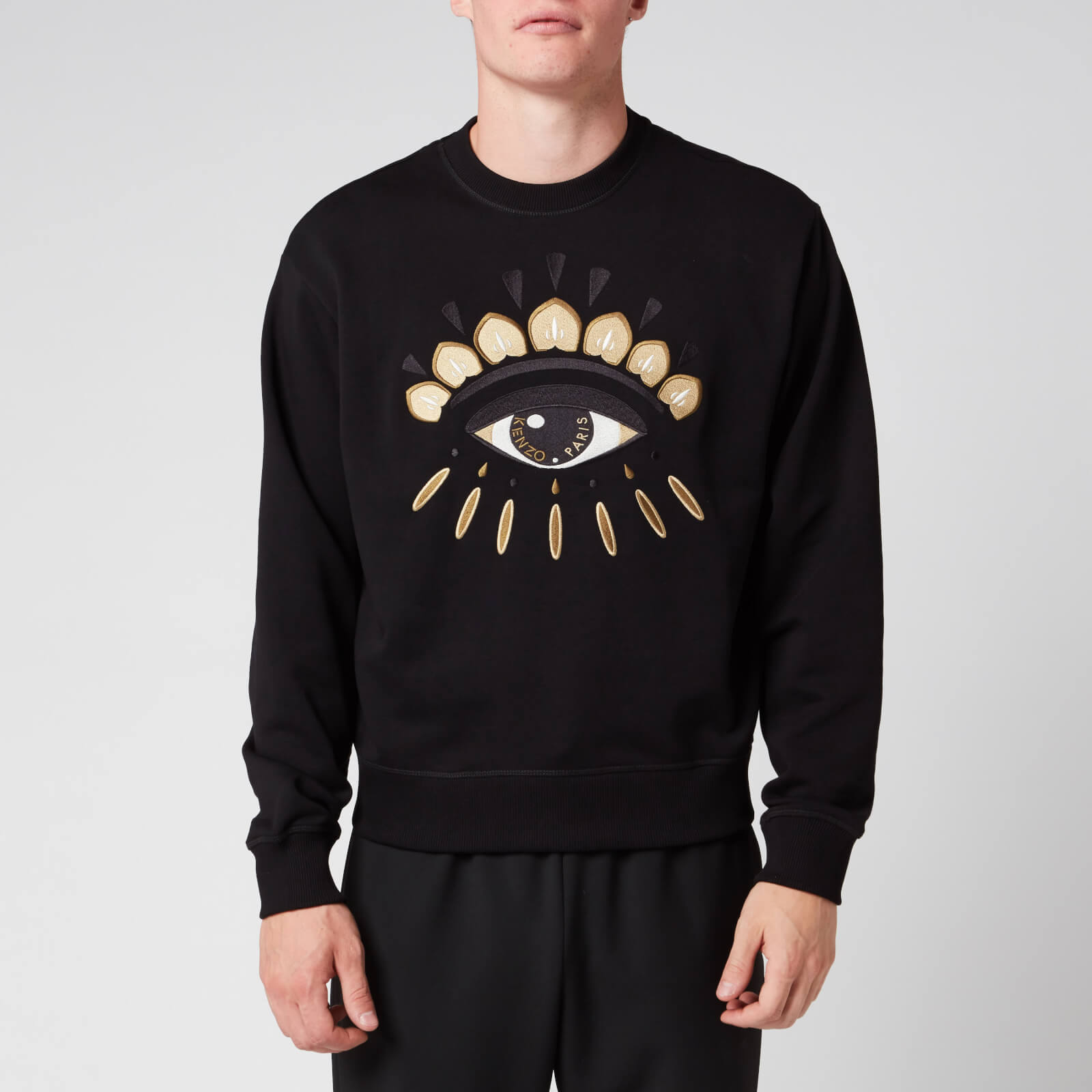 Black kenzo store eye sweatshirt