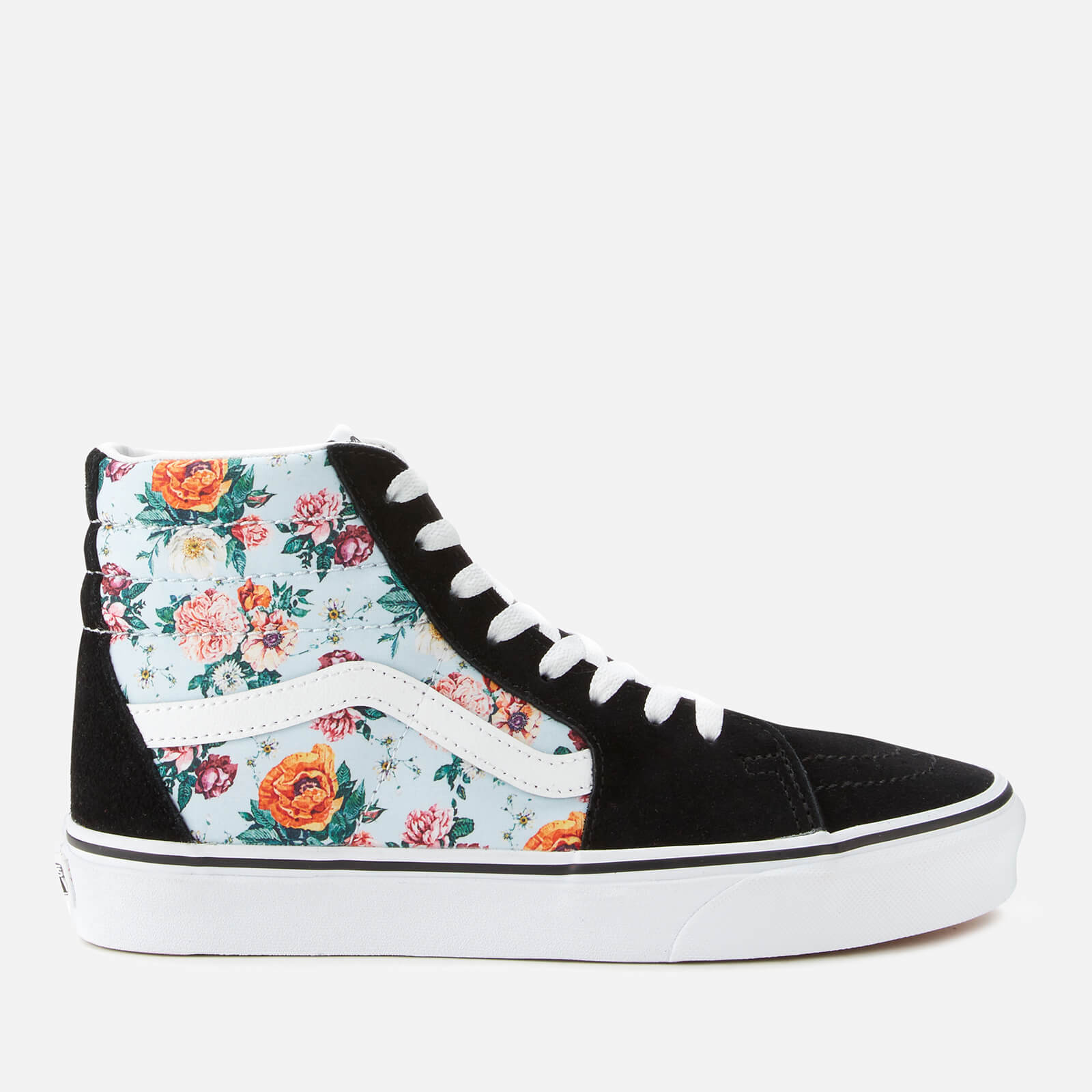 Vans sk8 hi garden floral top