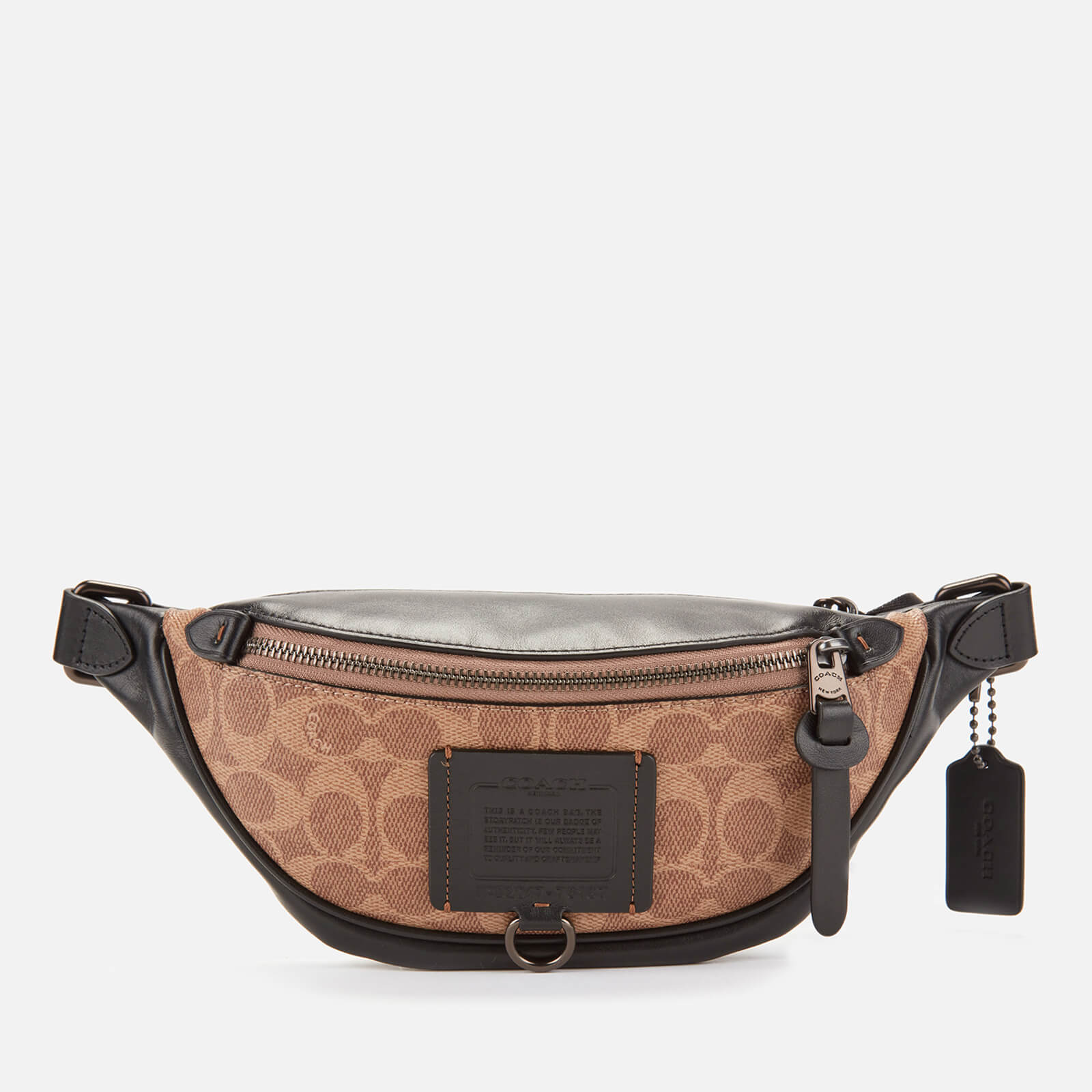Coach Men s Rivington Belt Bag 7 Signature Print Khaki Coggles