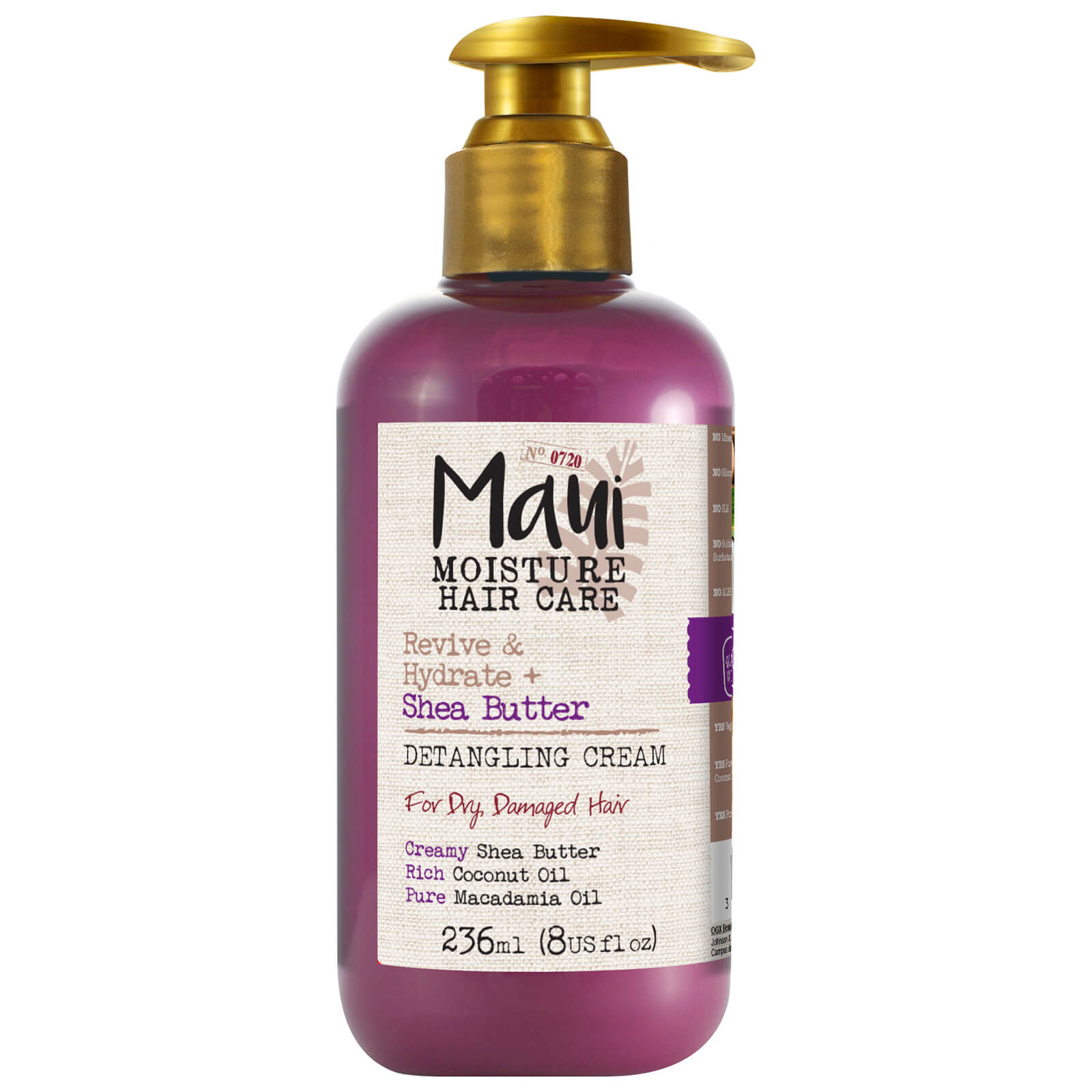 Maui Moisture Revive and Hydrate+ Shea Butter Detangling Cream 236ml