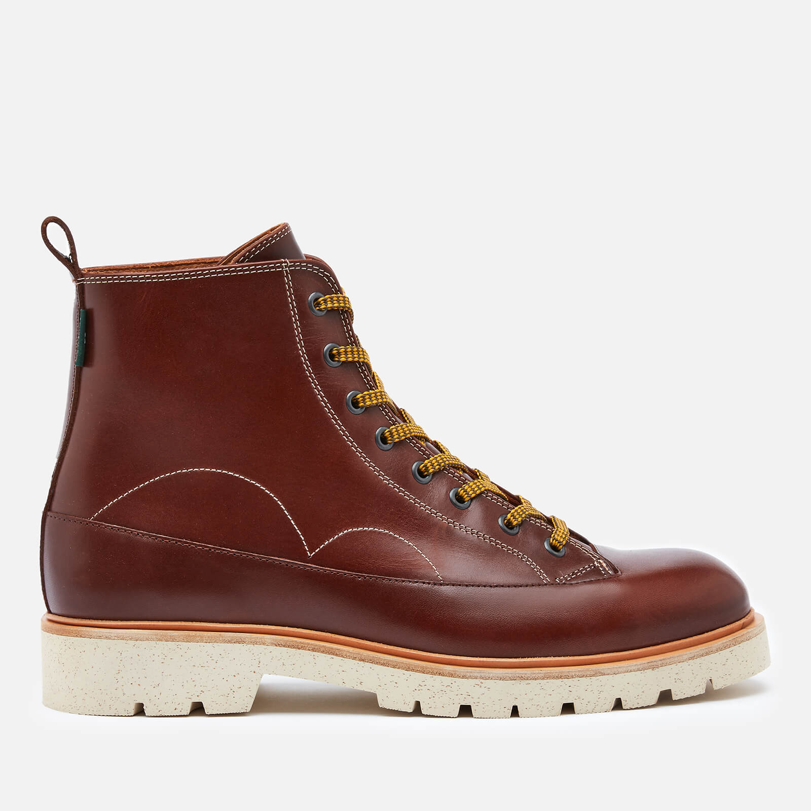 PS Paul Smith Men's Buhl Leather Lace Up Boots - Brown - UK 7 | Allsole