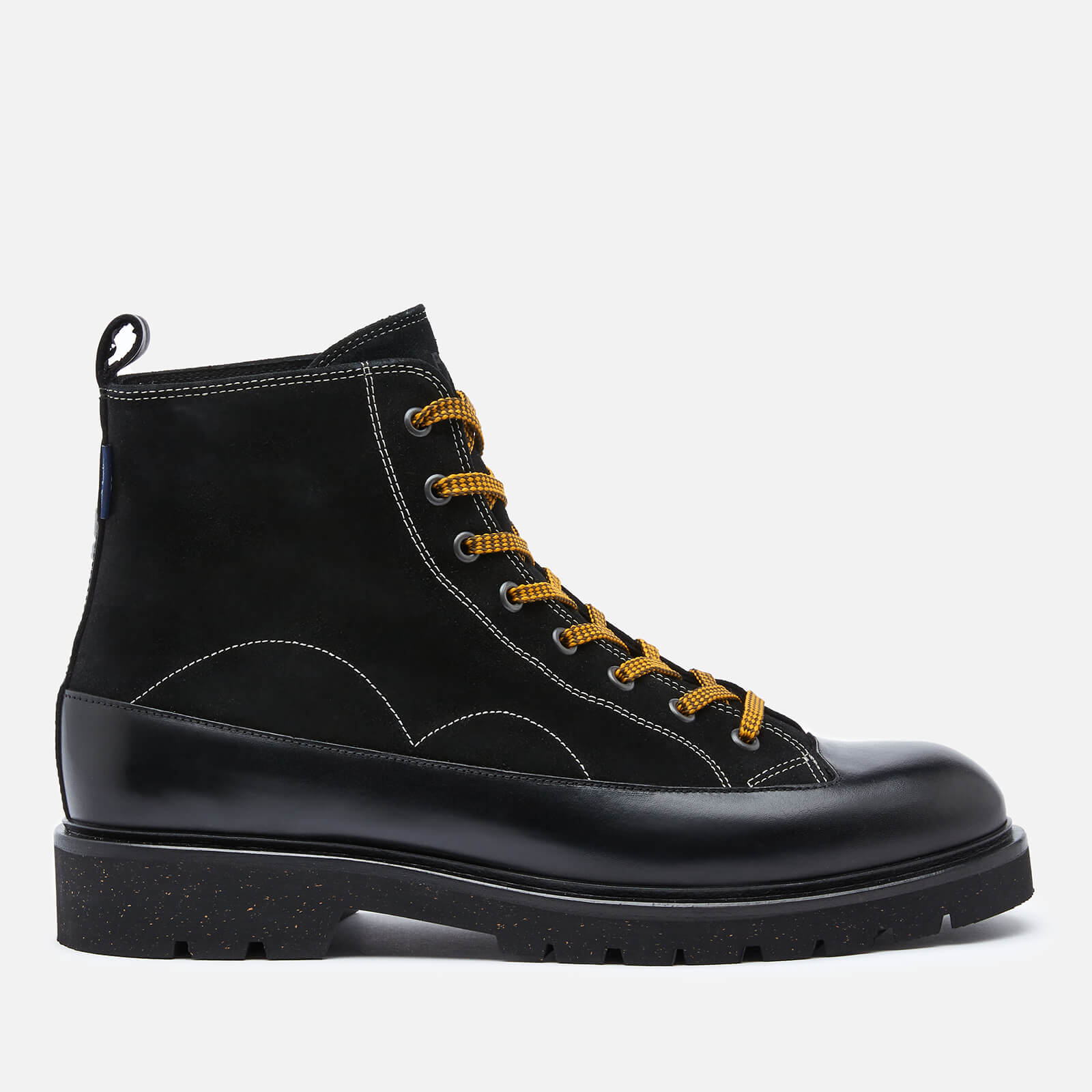 PS Paul Smith Men s Buhl Leather Lace Up Boots Black Allsole