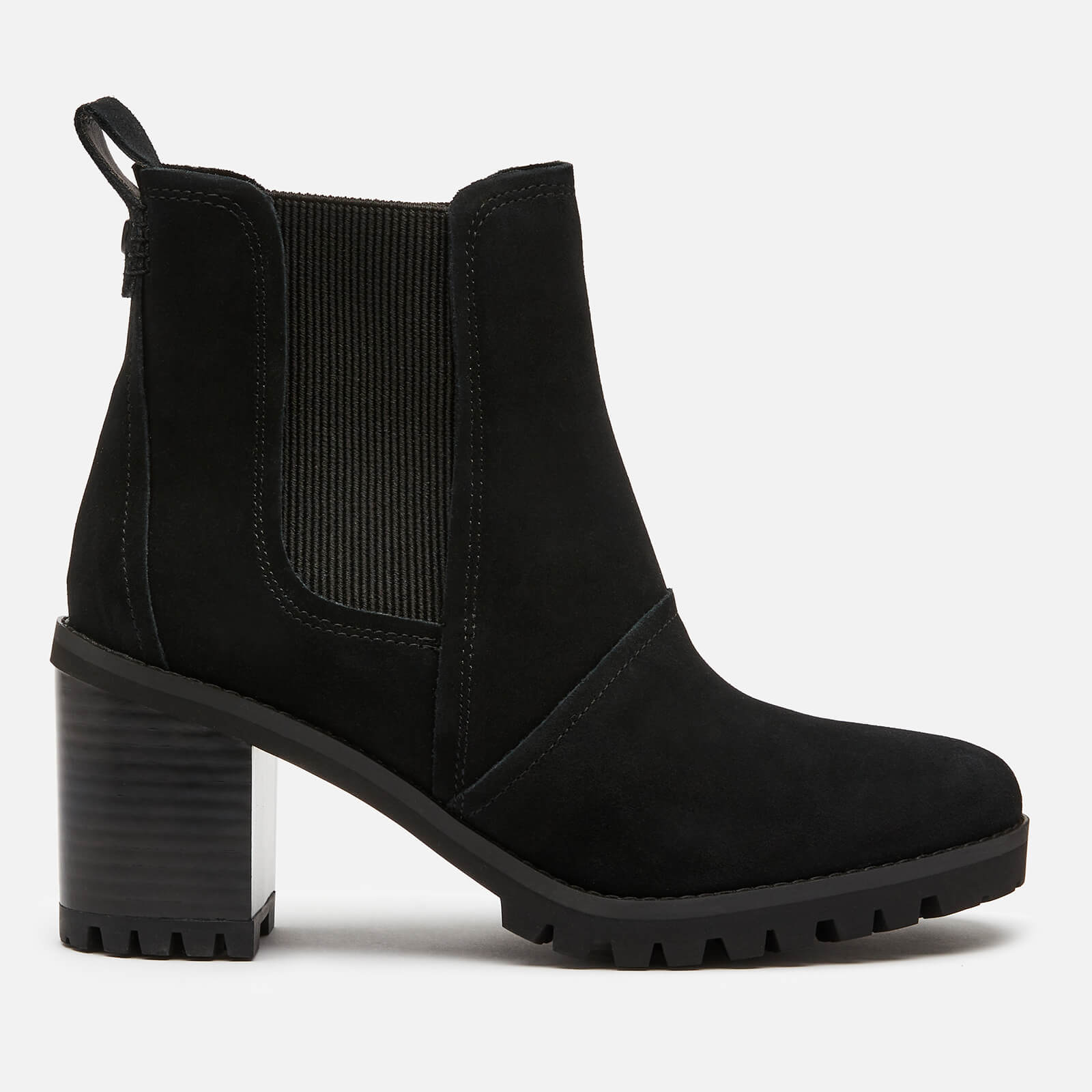 Black heeled deals ugg boots