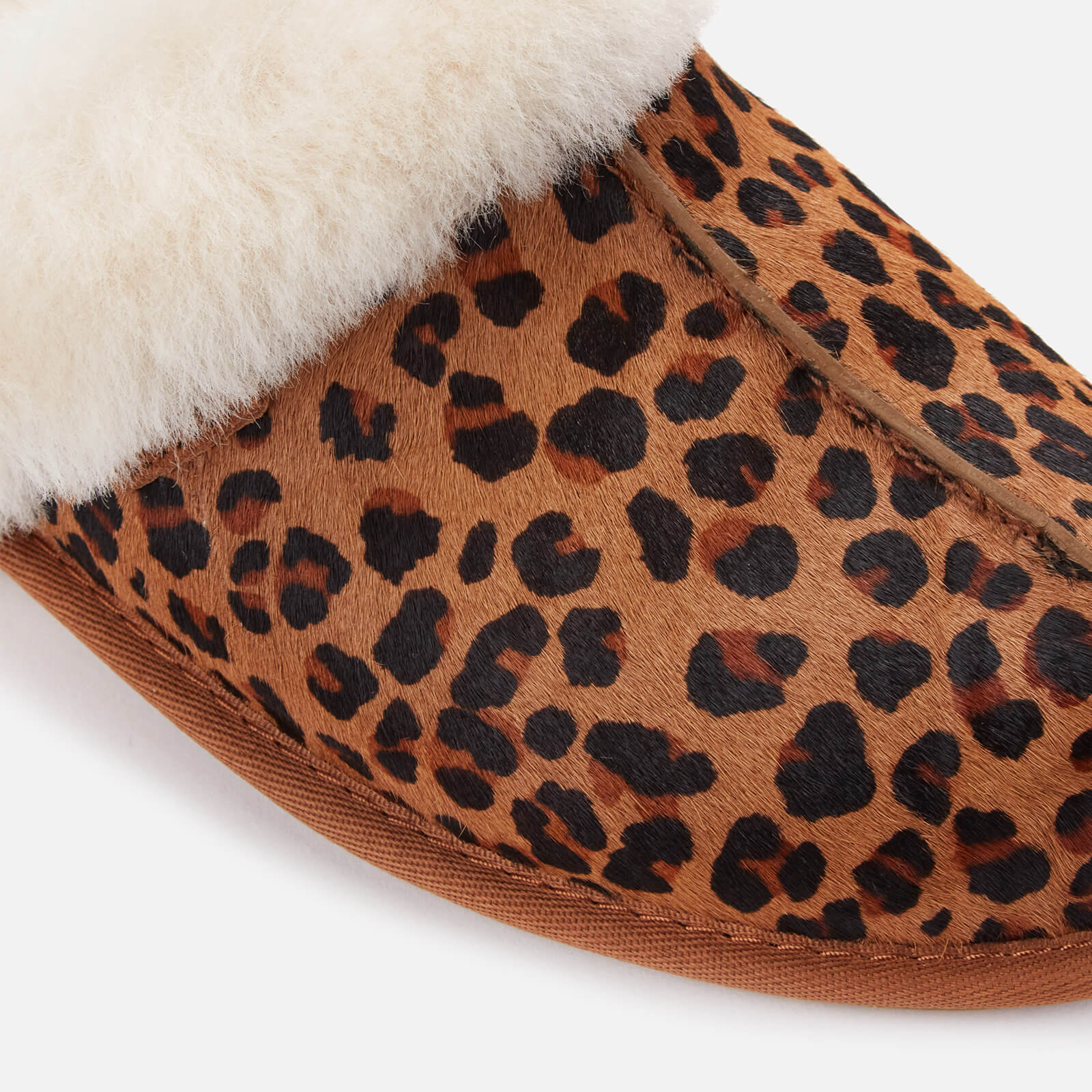 UGG Women s Scuffette Ii Leopard Slippers Natural Allsole