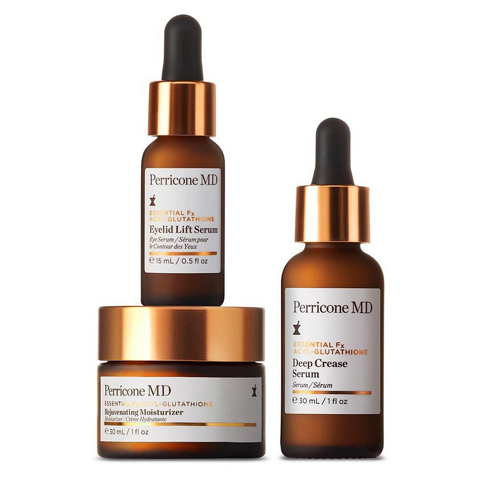 perricone md essential fx acyl-glutathione eyelid lift serum Repair & Restore Regimen