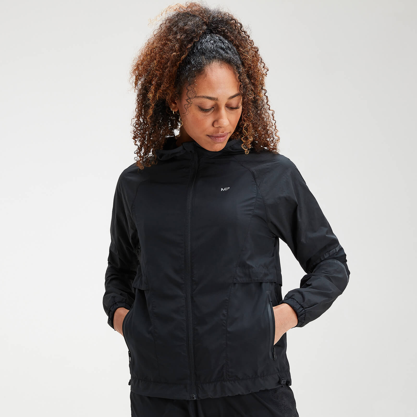 Nike black coat womens sale
