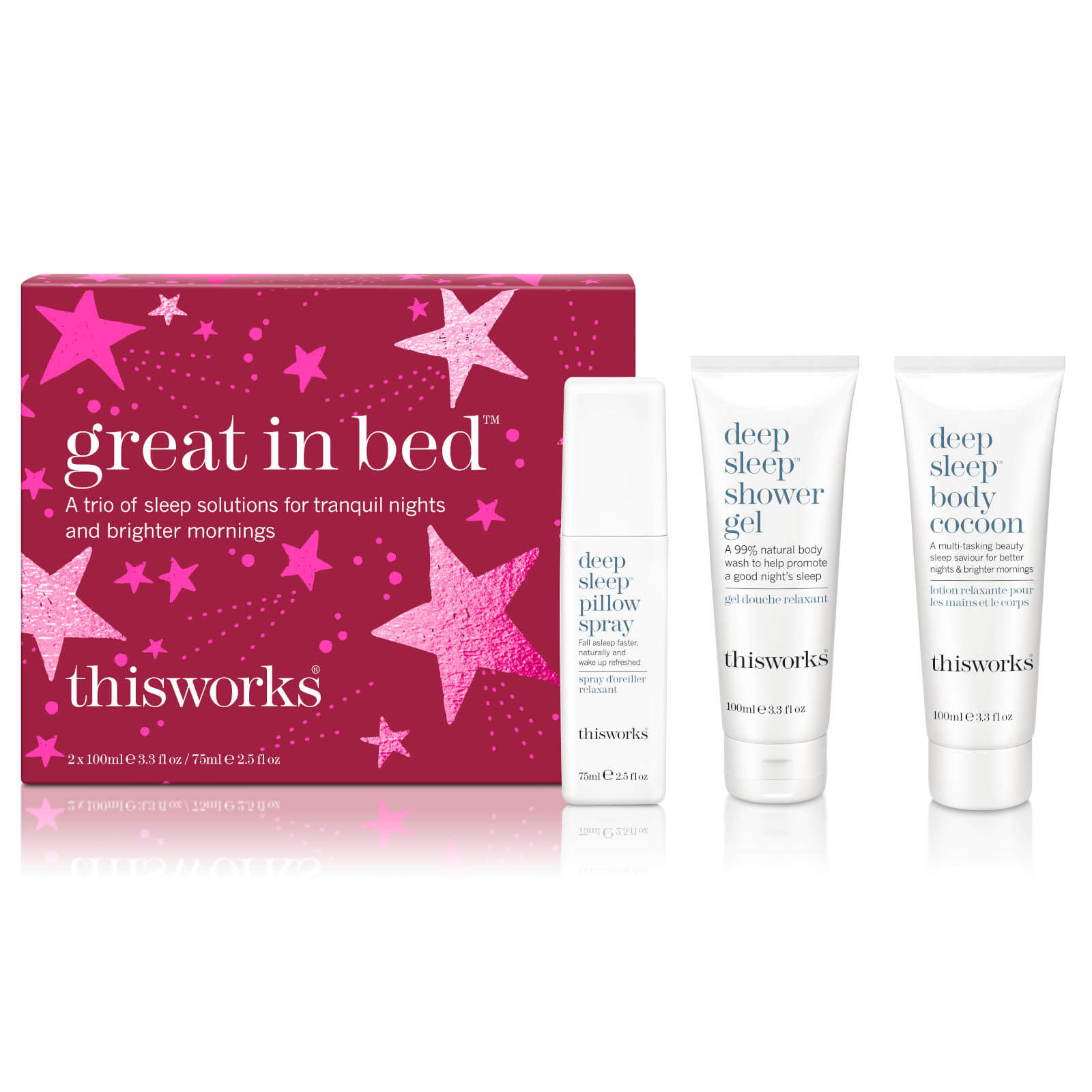 this works Great in Bed Gift Set