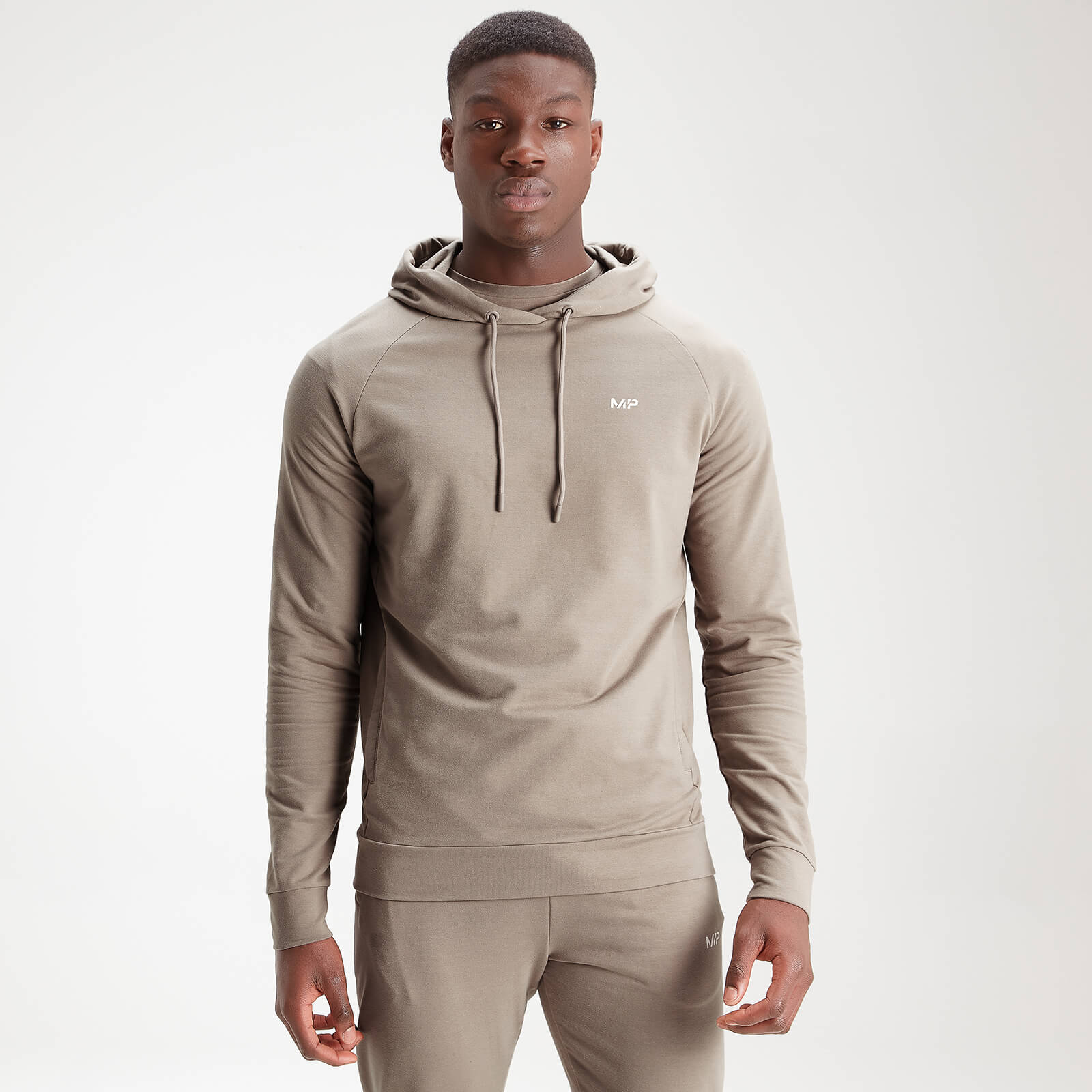 MP Men's Form Pullover Hoodie - Taupe - XXXL