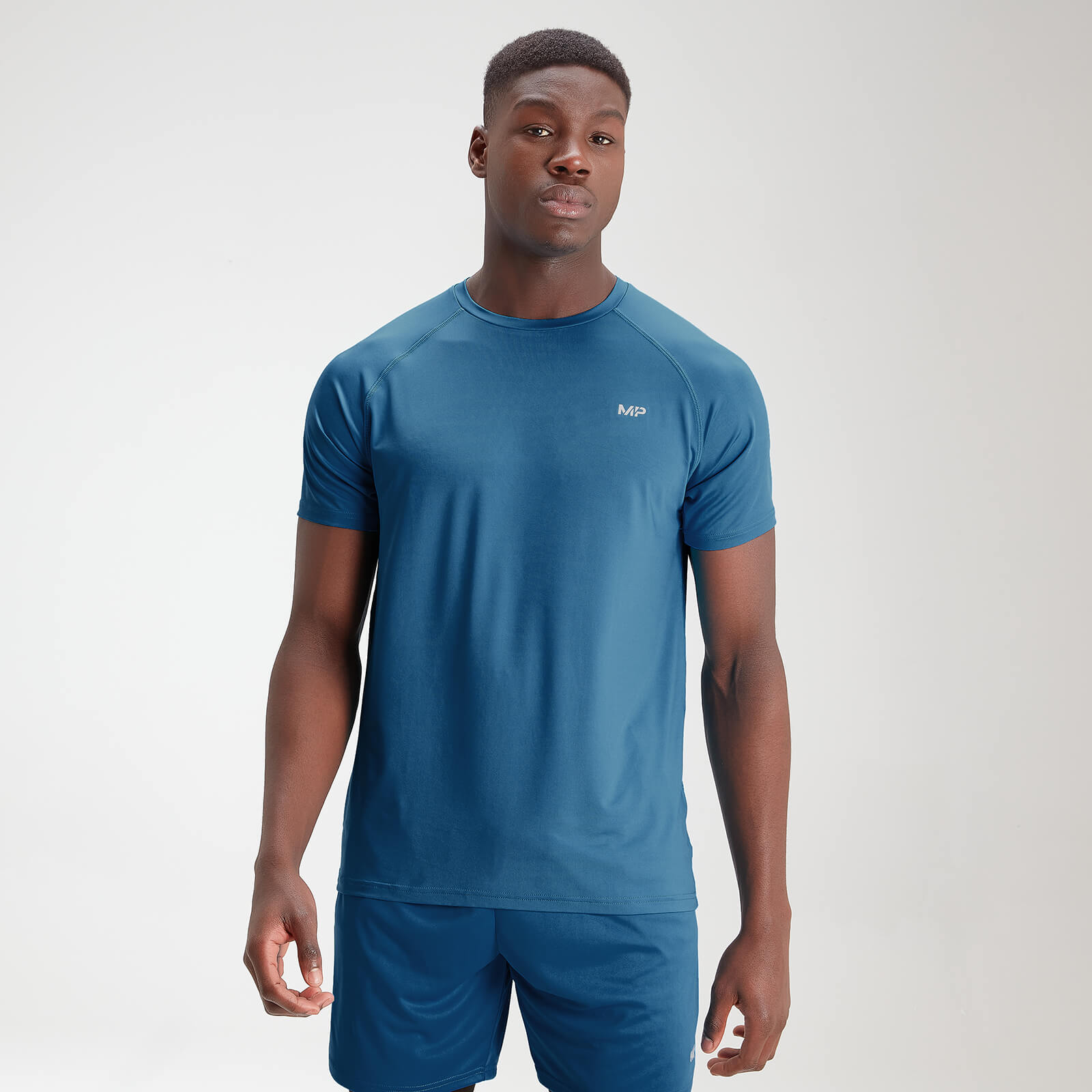 Essentials Training 基礎訓練系列 男士短袖上衣 - 深藍