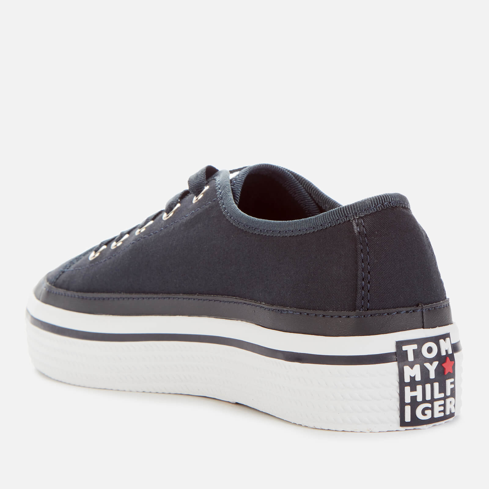 Tommy Hilfiger Women s Kelsey Corporate Flatform Trainers Midnight Allsole