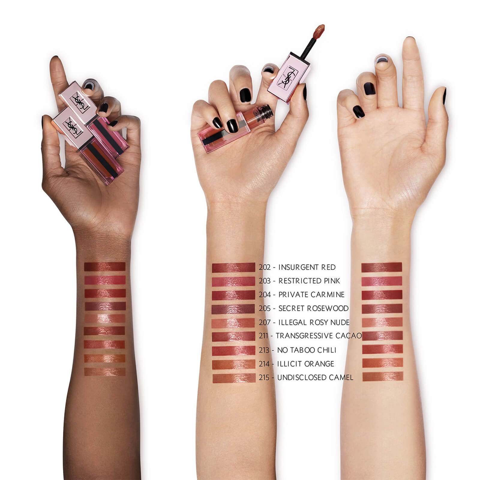 Yves Saint Laurent Vernis A Levres Water Stain Glow Lip Gloss 6ml Various Shades LOOKFANTASTIC