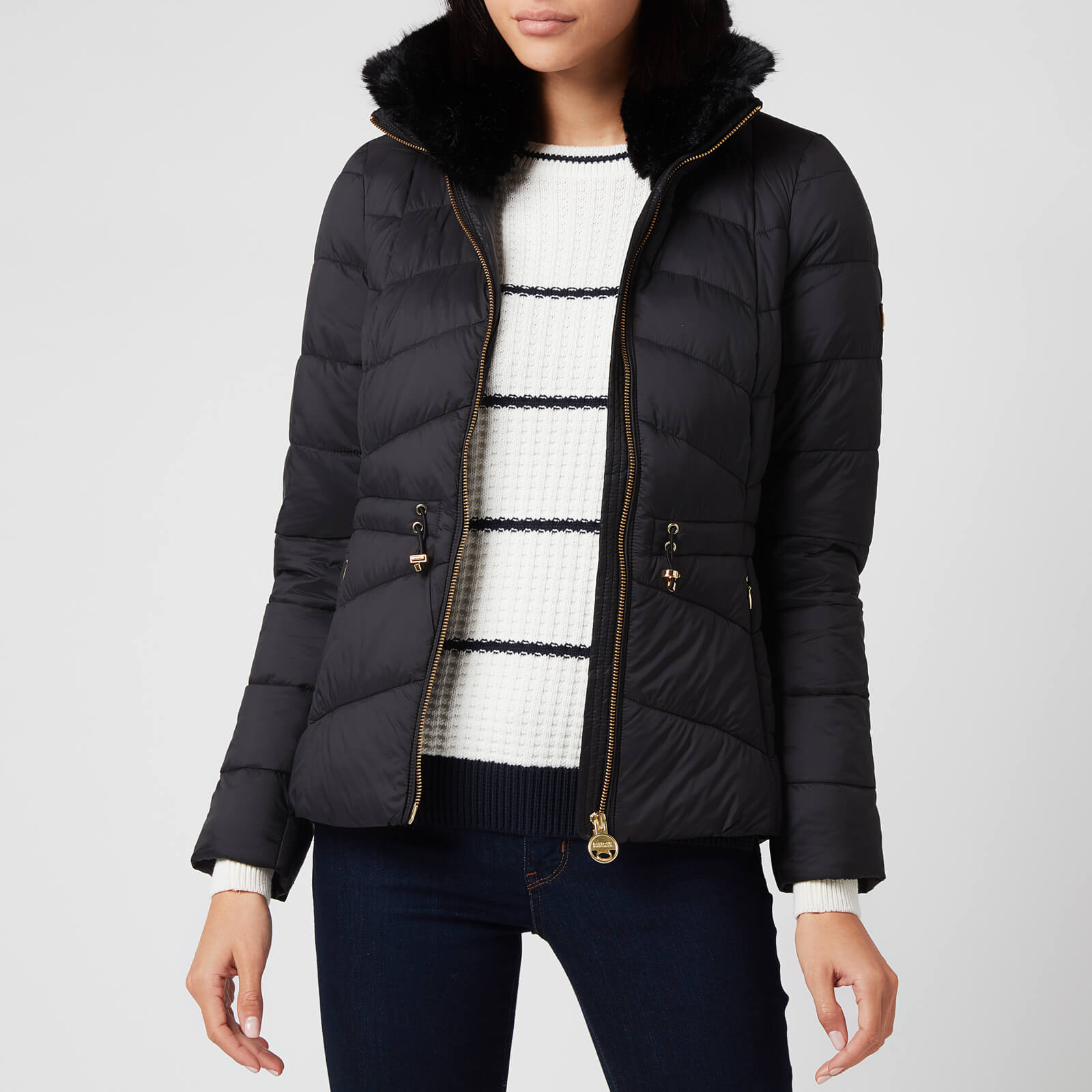 Barbour fur collar shop