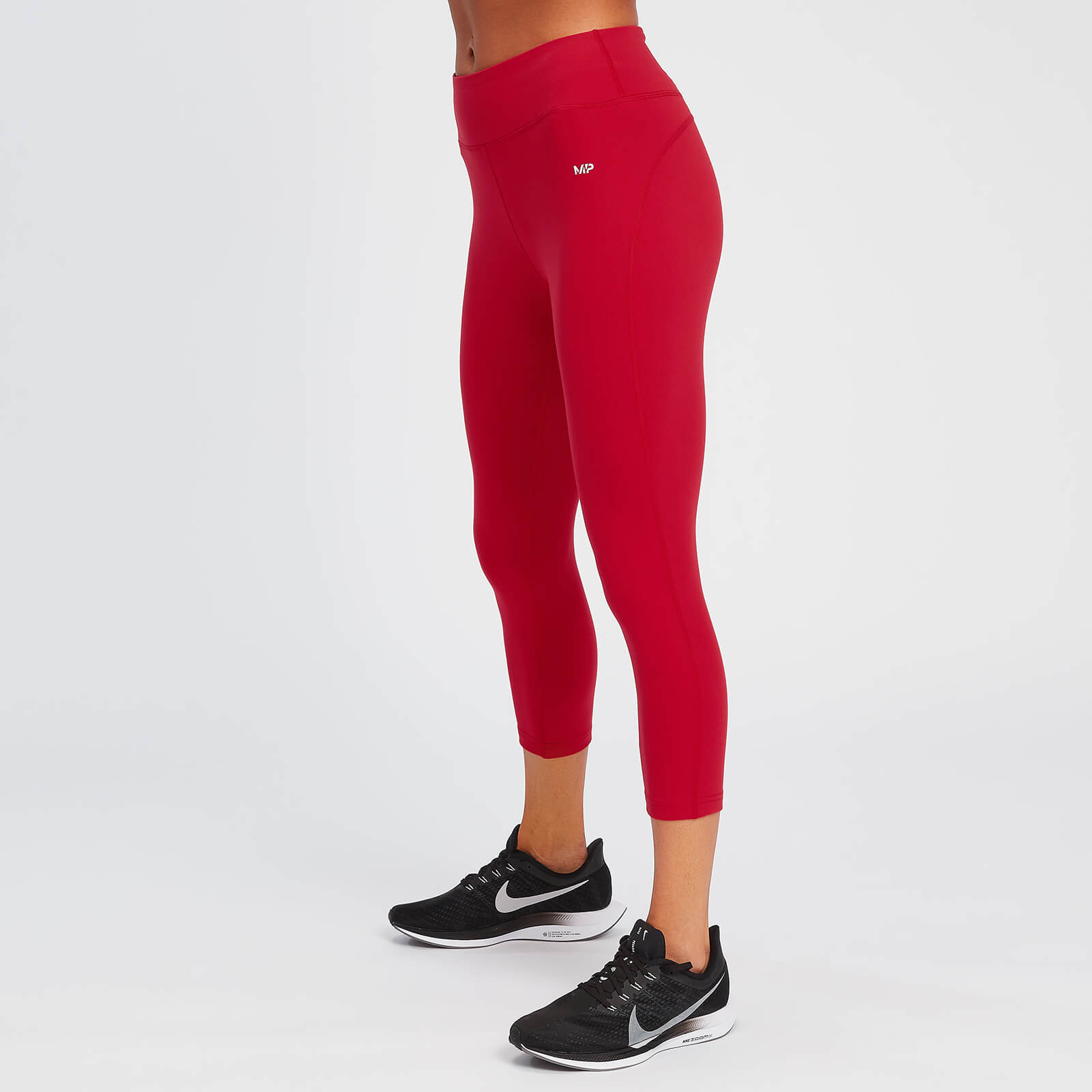 Womens red capri leggings best sale