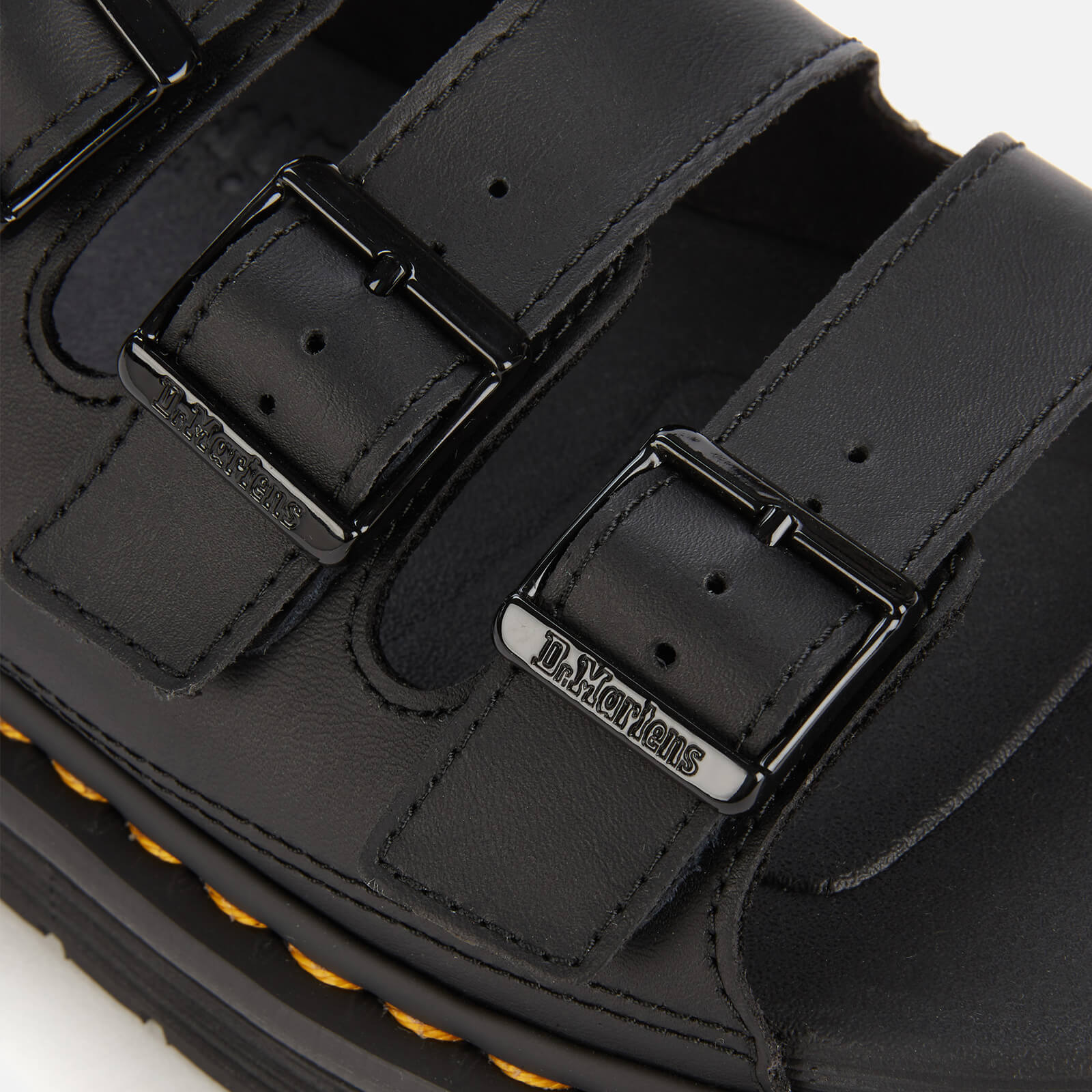 Dr. Martens Men s Solomon Hydro Leather Sandals Black Allsole