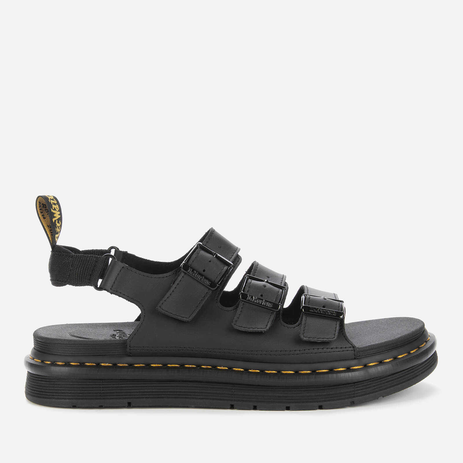 Dr. Martens Men s Solomon Hydro Leather Sandals Black Allsole