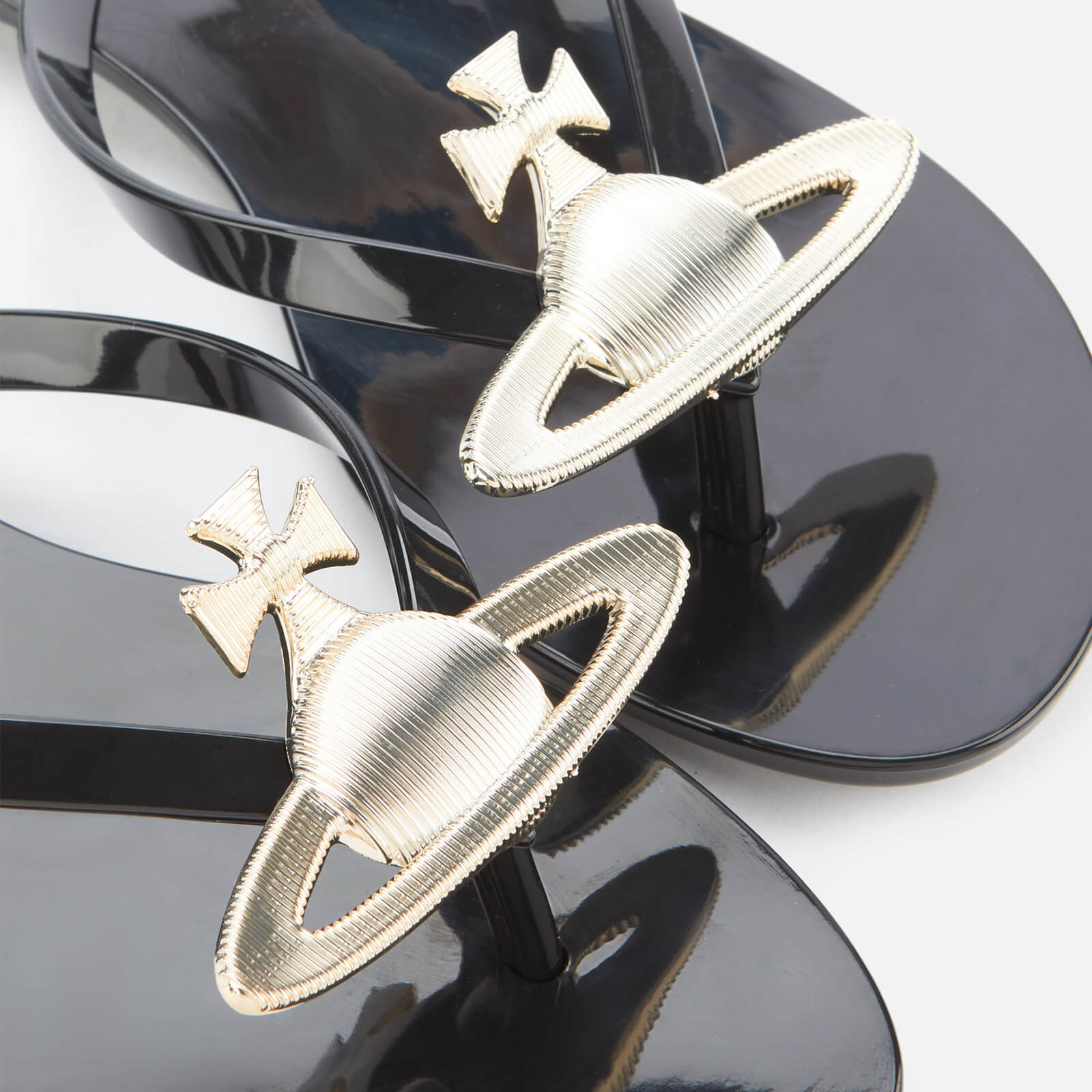 Vivienne westwood harmonic orb flip flops hot sale
