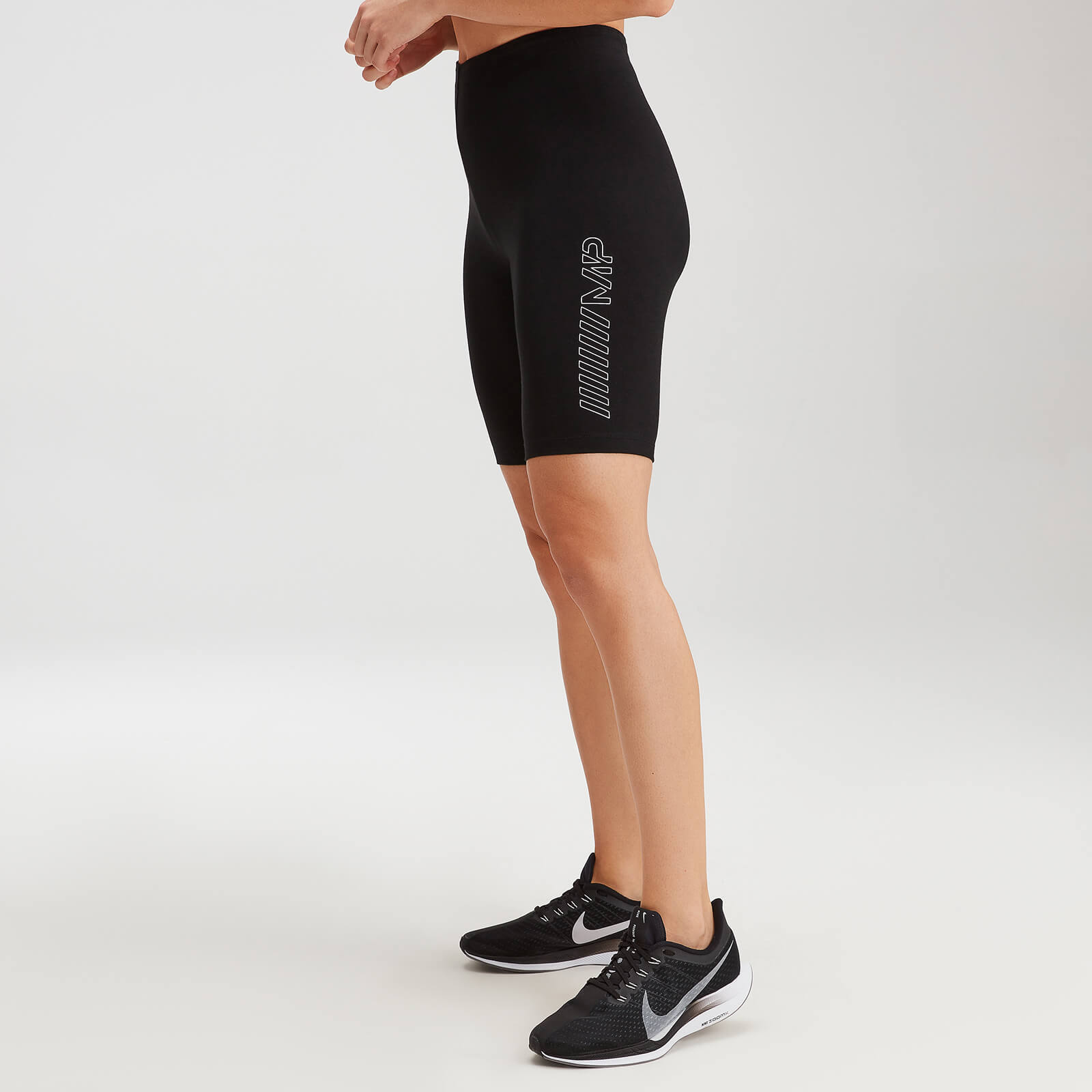 MP Women's Outline Graphic Cycling Shorts - Black - S