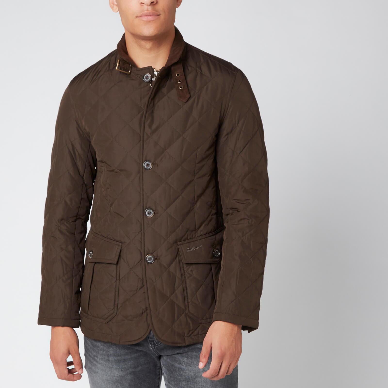 Barbour men's lutz quilted jacket sales