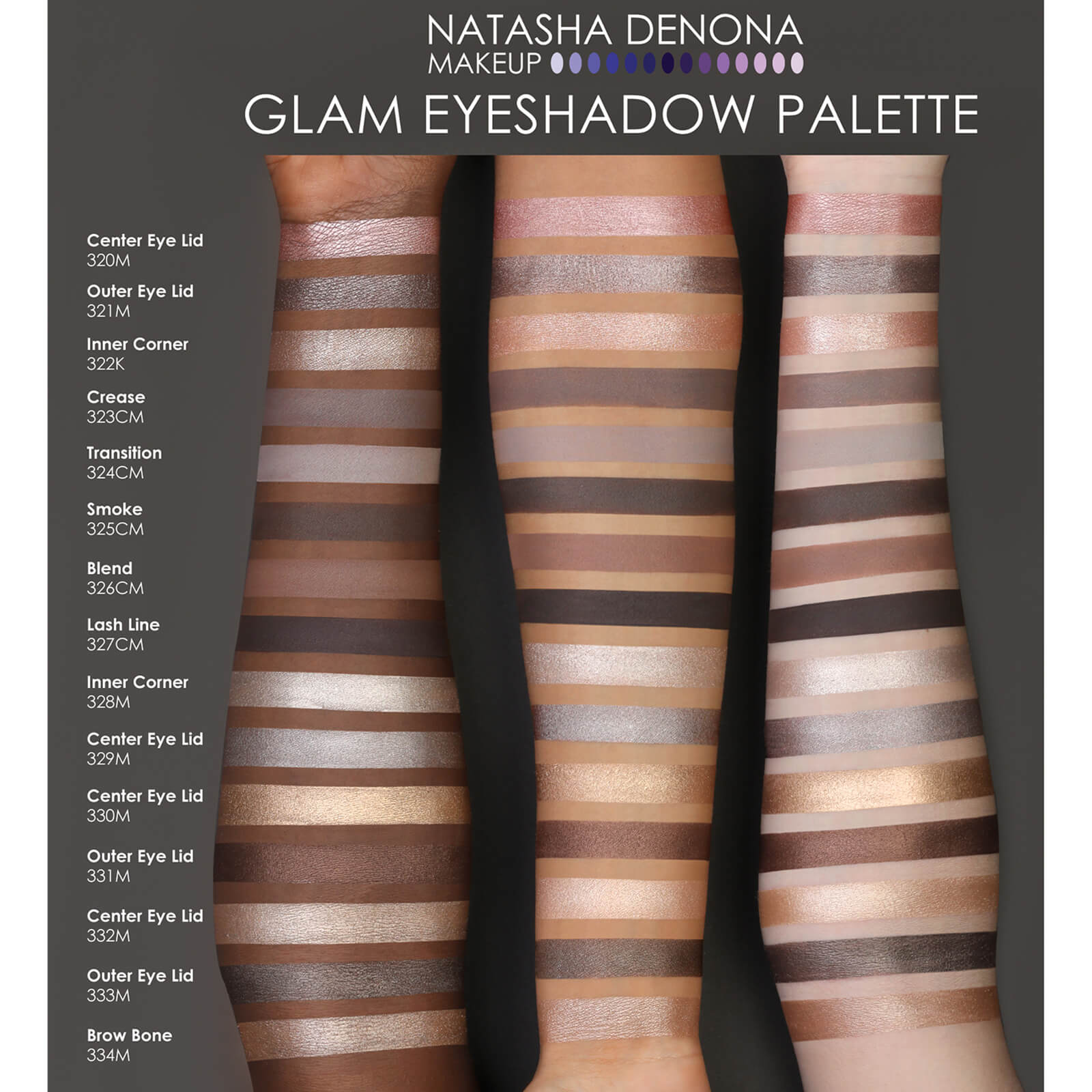 アイシャドウ Natasha Denona GLAM PALETTE Natasha Denona Glam Palet | LOOKFANTASTIC