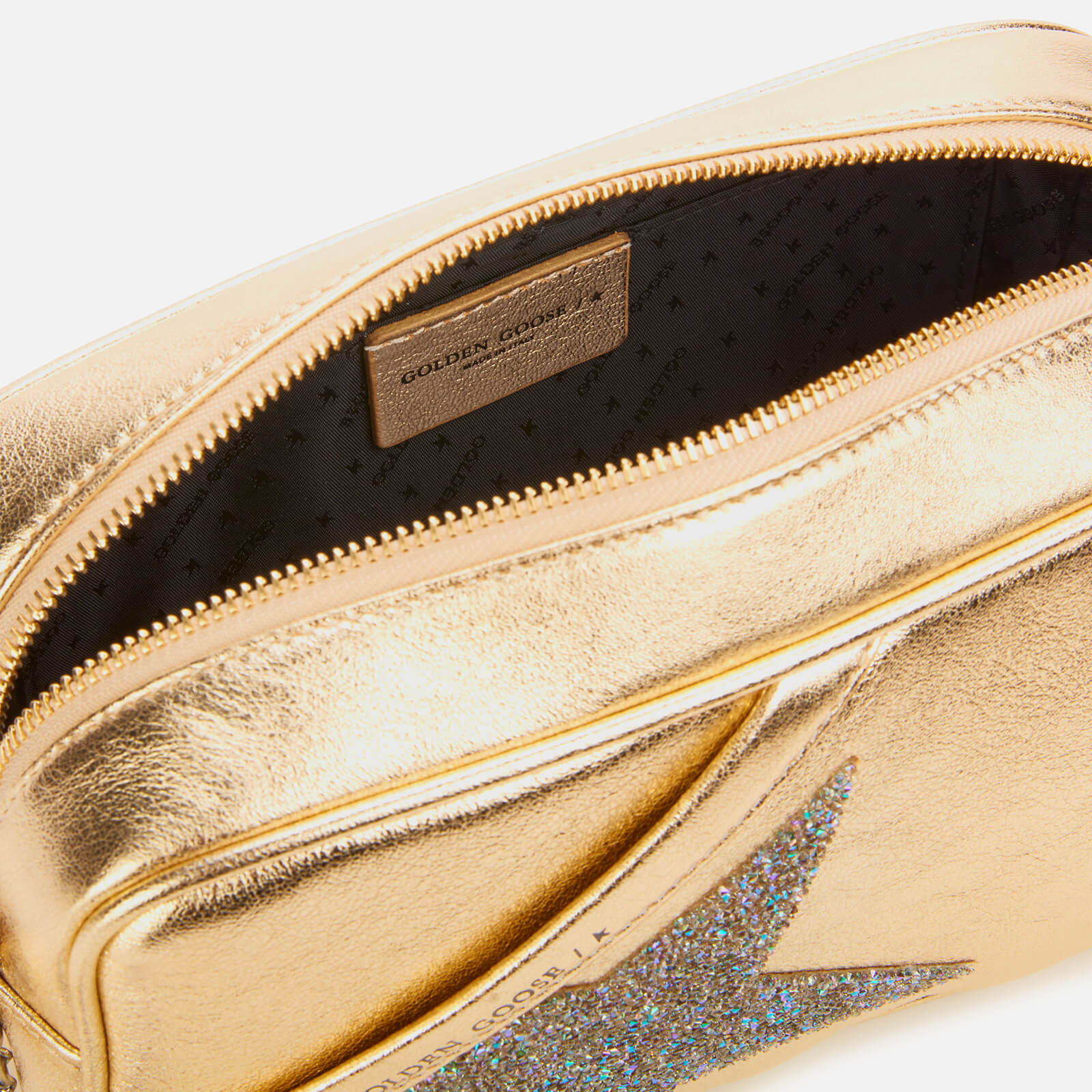 Golden Goose Women's Metallic Star Cross Body Bag - Gold Golden Goose Women's Metallic Star Cross Body Bag - Gold