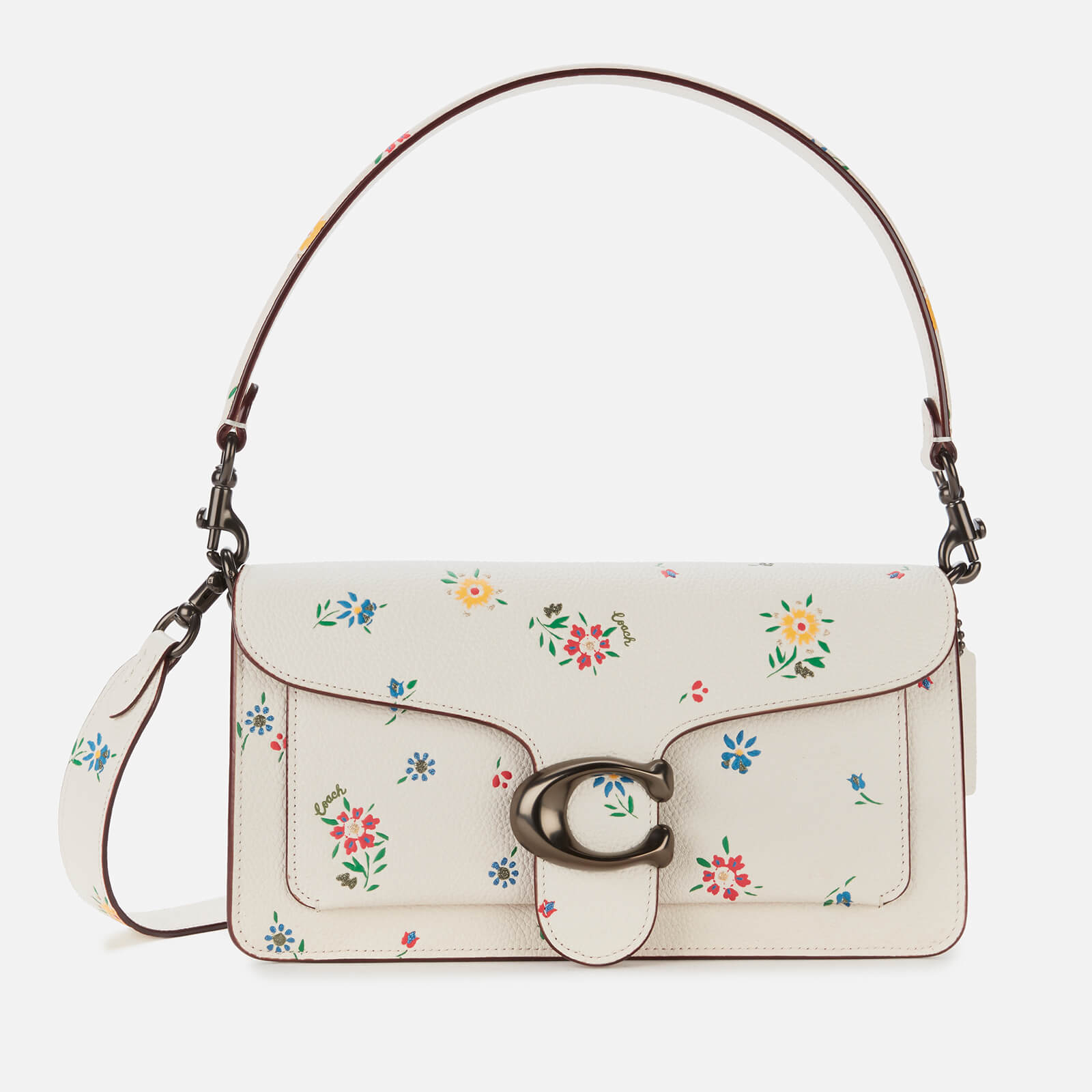 Coach Women s Wildflower Print Tabby Shoulder Bag 26 Chalk Coggles