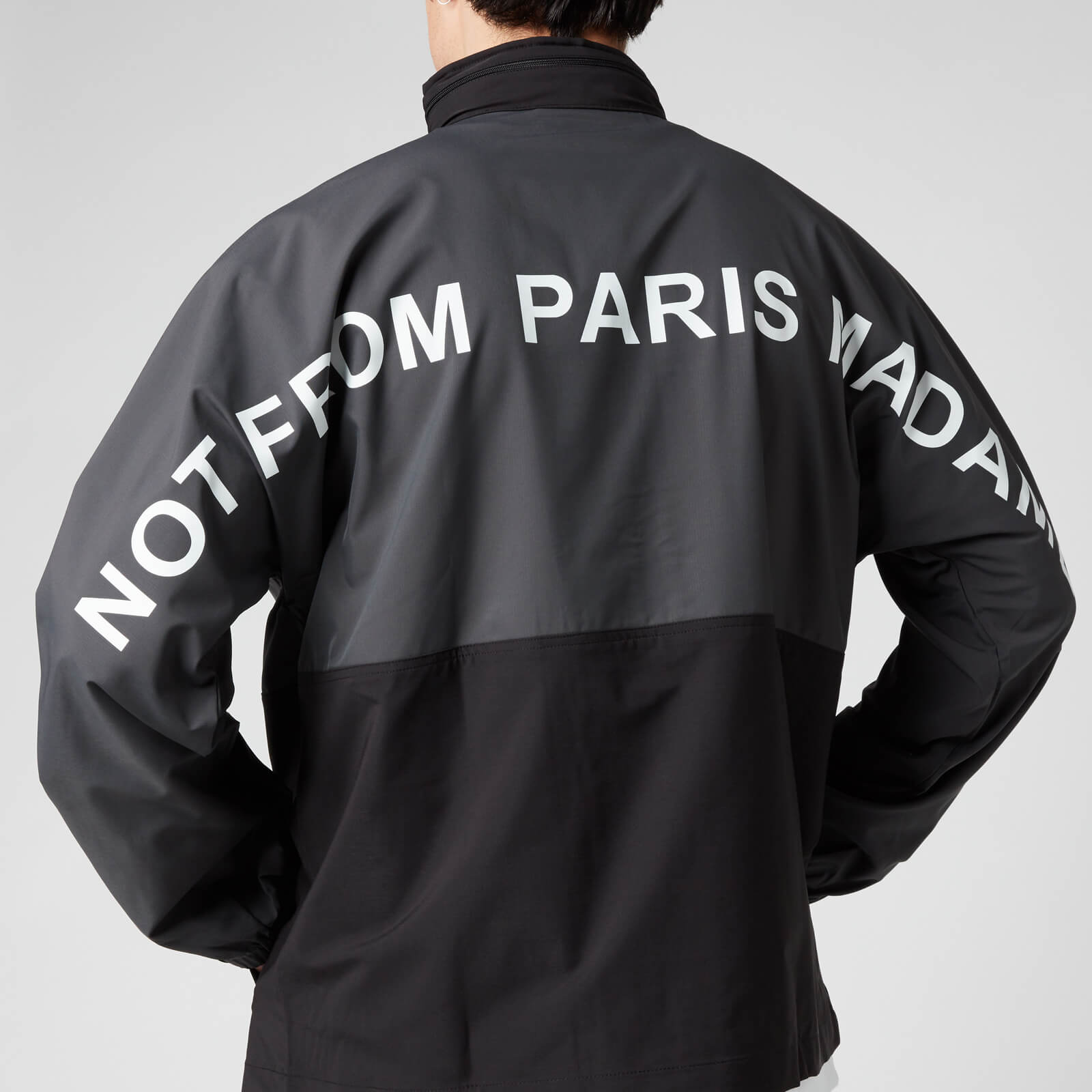 Drôle de Monsieur Men's Nfpm Windbreaker Jacket - Black - S