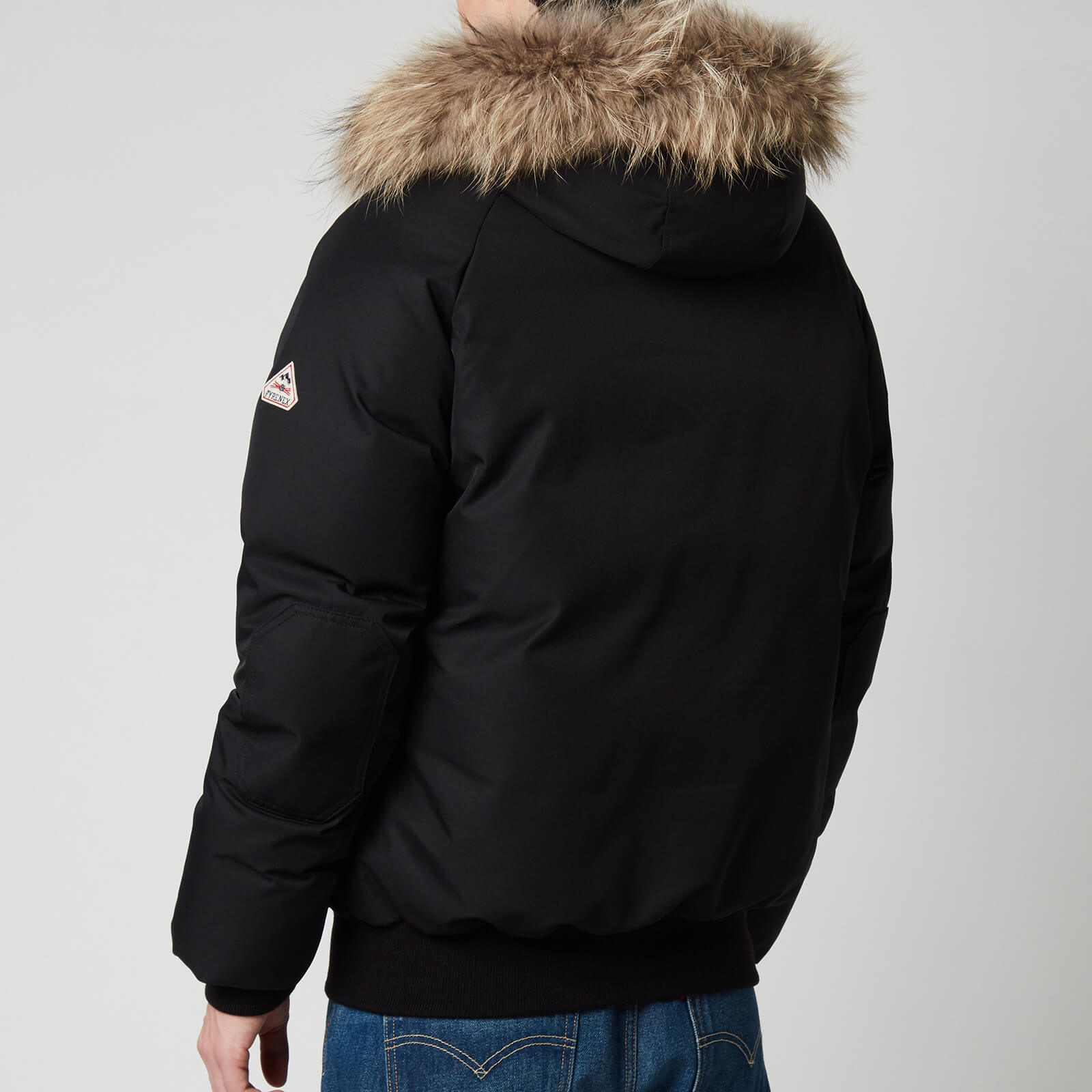 Pyrenex Men s Mistral Fur Collar Jacket Black Coggles