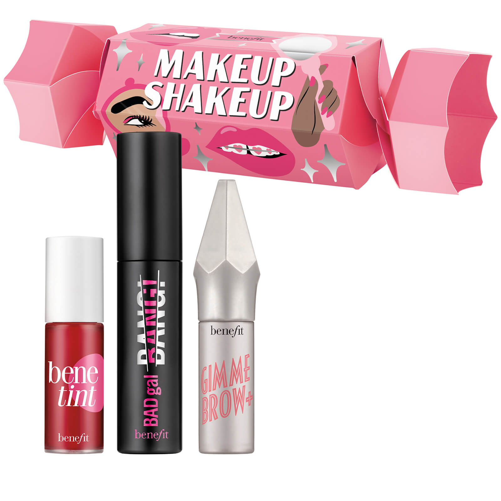 benefit Makeup Shakeup Brow, Mascara and Tint Gift Cracker Set