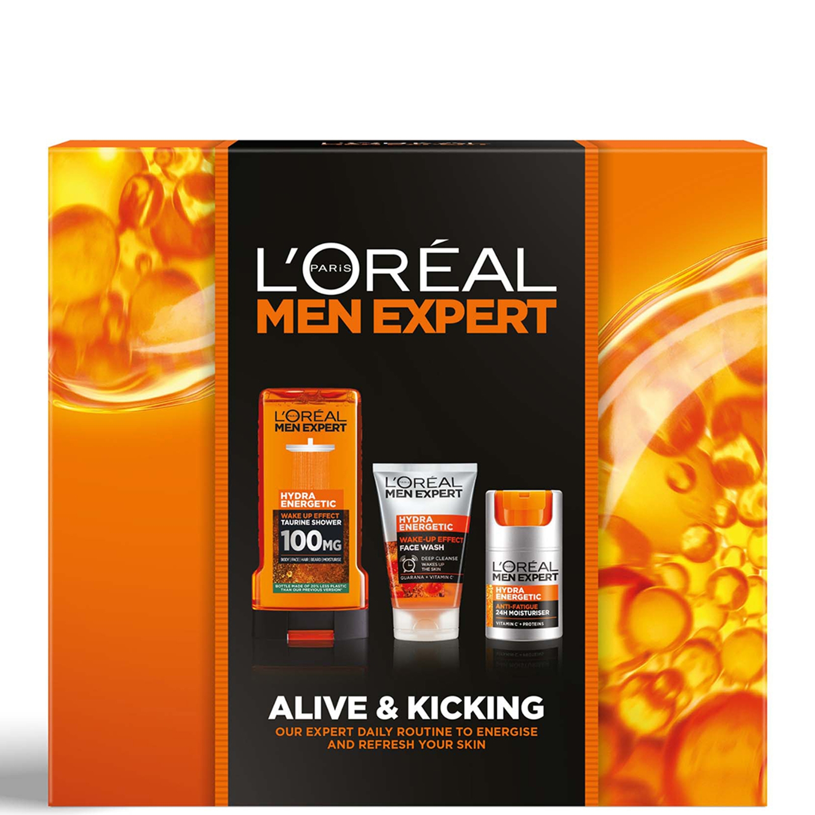 L'Oreal Paris Men Expert Alive and Kicking Set de regalo de 3 piezas para él