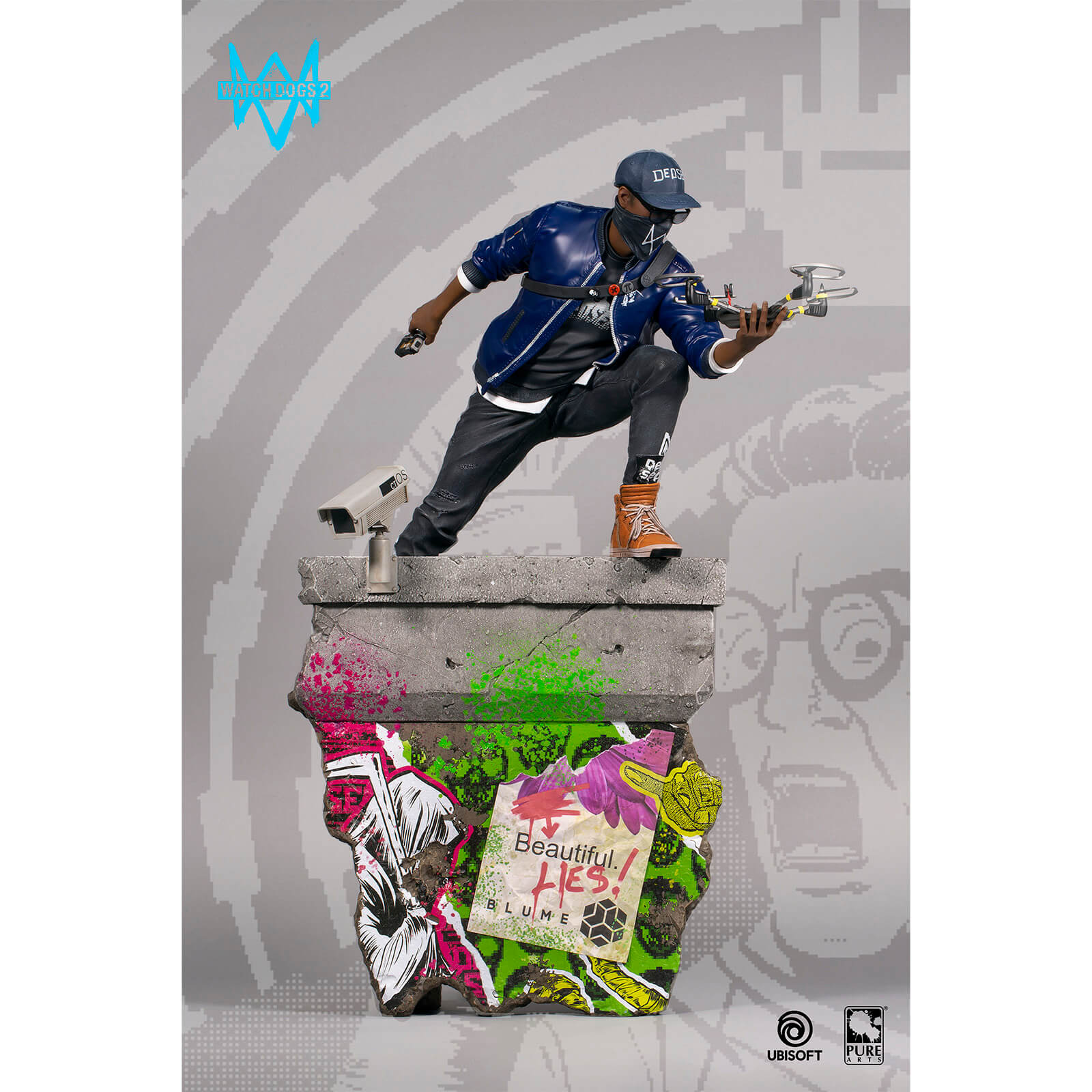 PureArts Watch Dogs 2 Hacktivist Marcus 1:4 Scale StatueCurrent price: $359.99. Recommended Retail Price: $668.99. Save $309.00 .$359.99MSRP: $668.99Save $309.00QUICK BUY