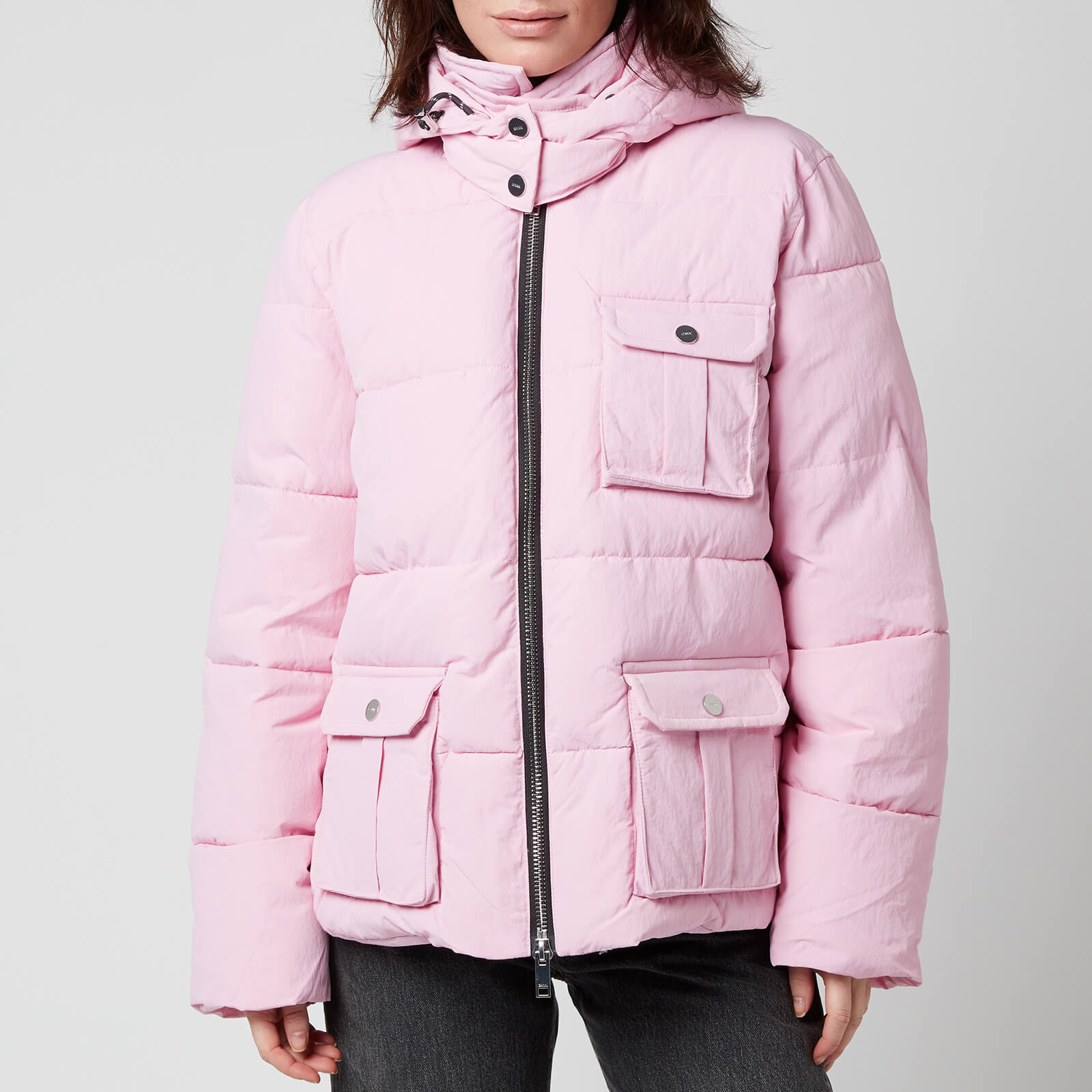 Ganni heavy tech puff jacket clearance