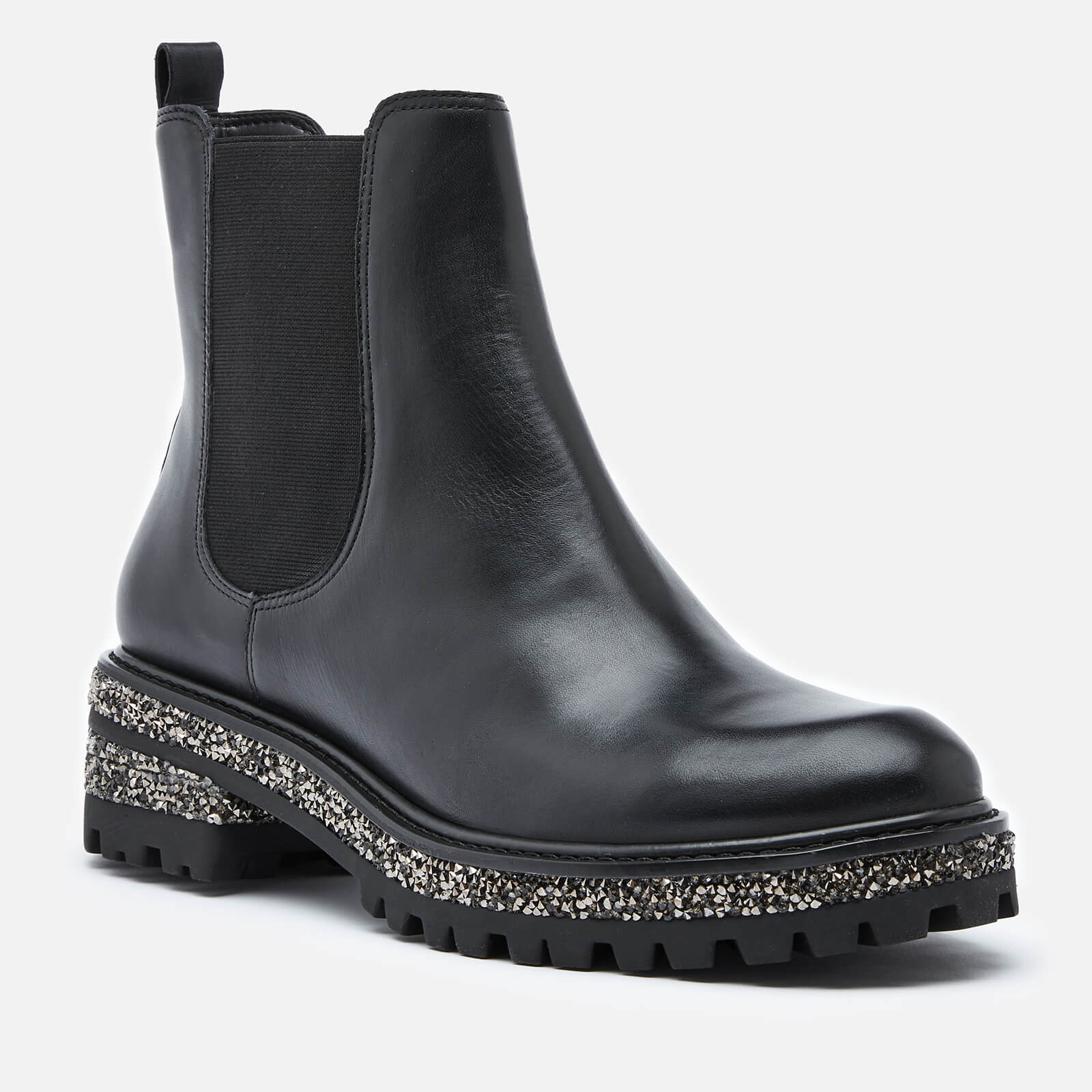 Dune Women s Panorama Leather Chelsea Boots Black Allsole