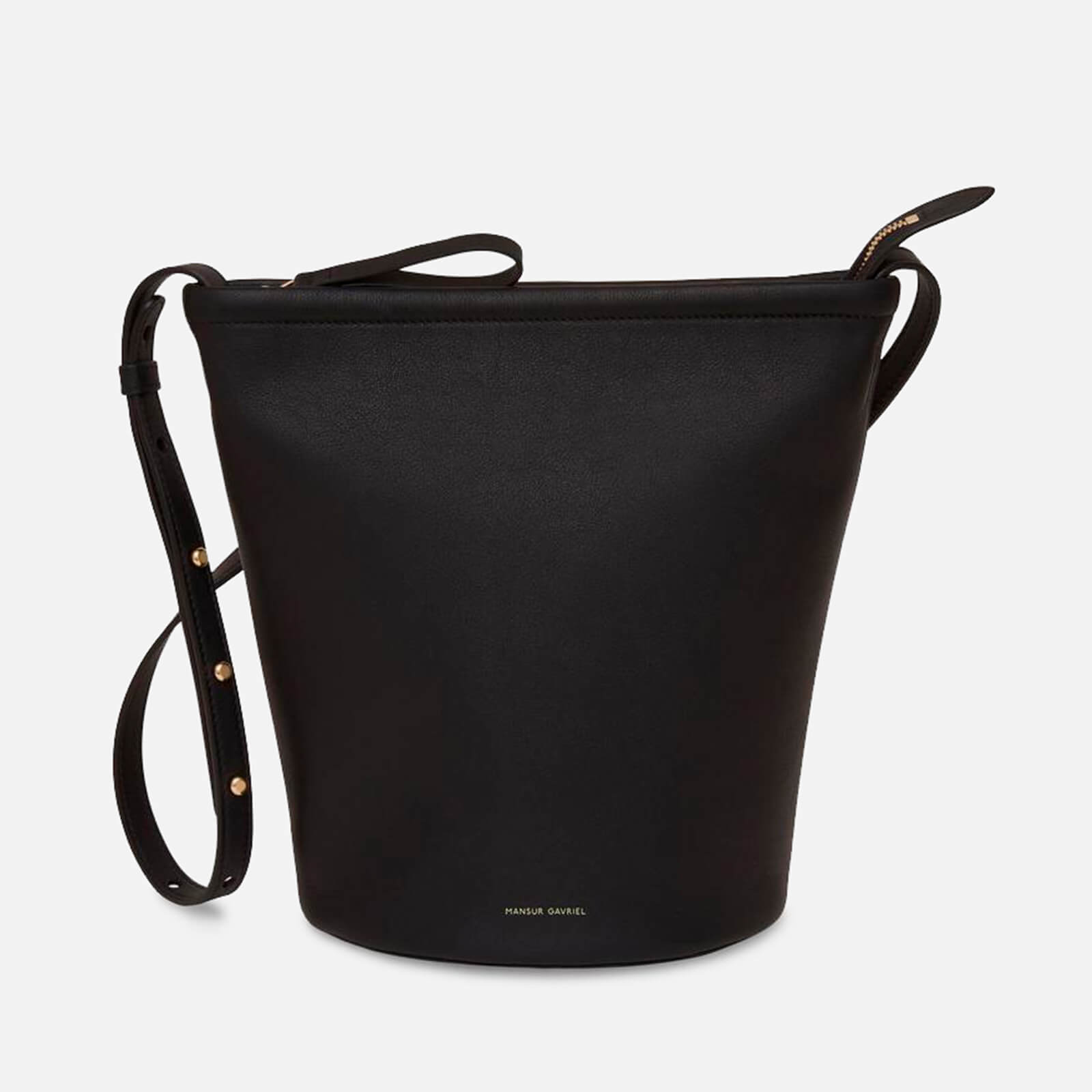 Mansur Gavriel Women s Zip Bucket Bag Black Coggles