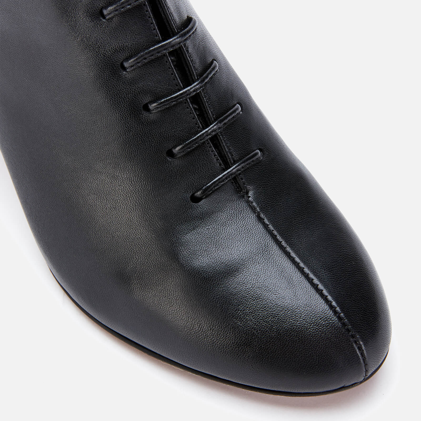 Whistles Women s Dahlia Leather Lace Up Heeled Boots Black Allsole