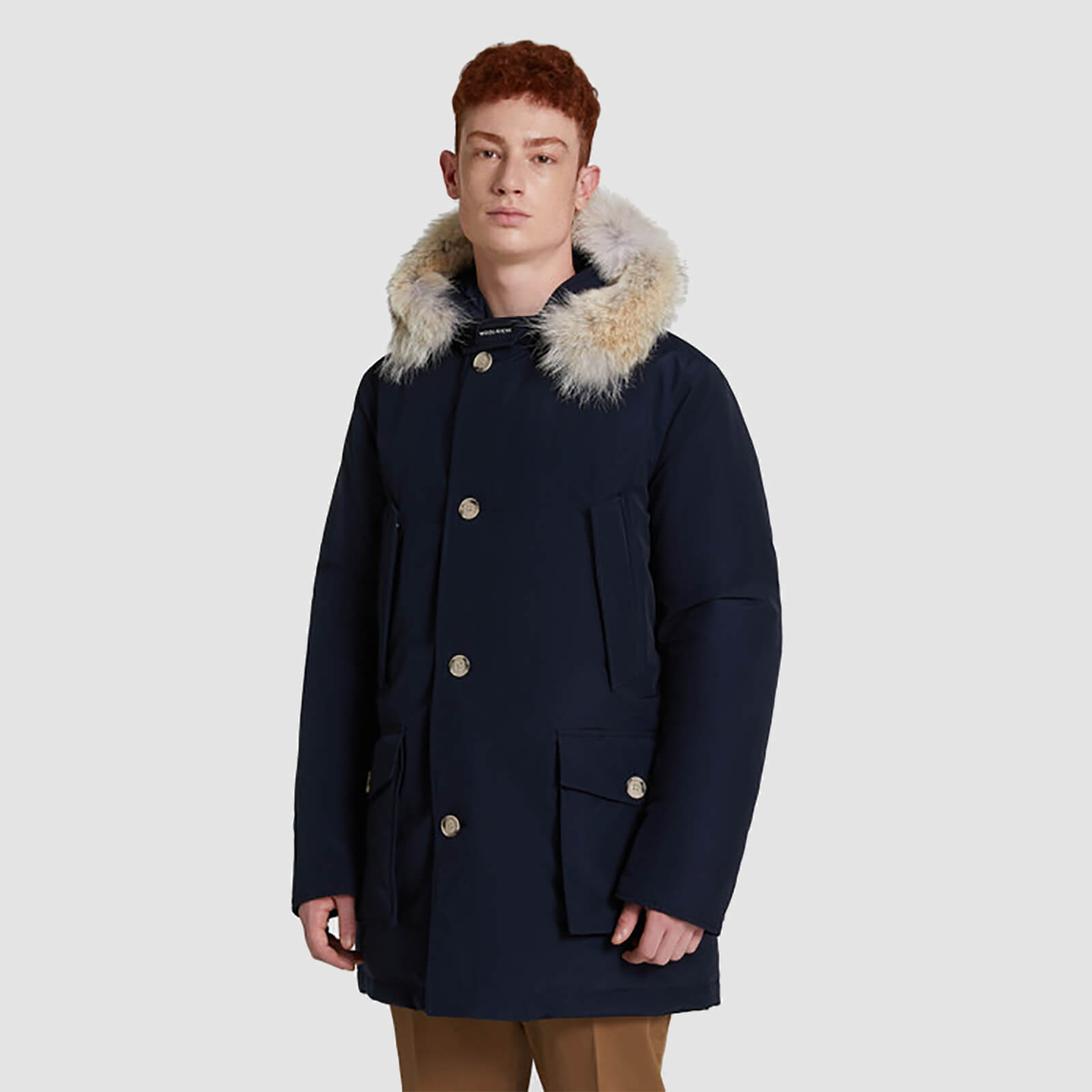 Woolrich arctic parka df melton blue online
