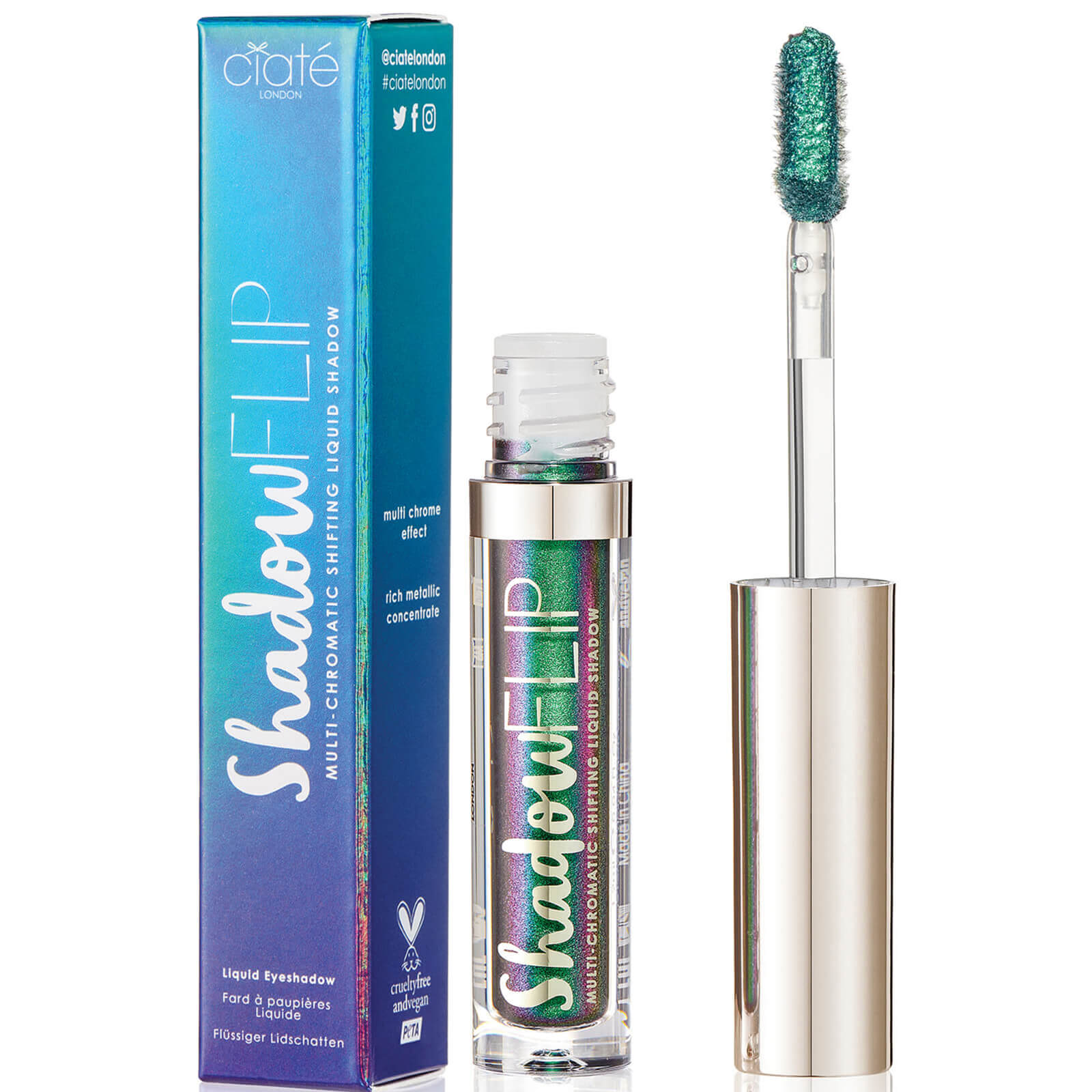 Ciaté London Shadow Flip Eyeshadow - Peacock 1.2ml