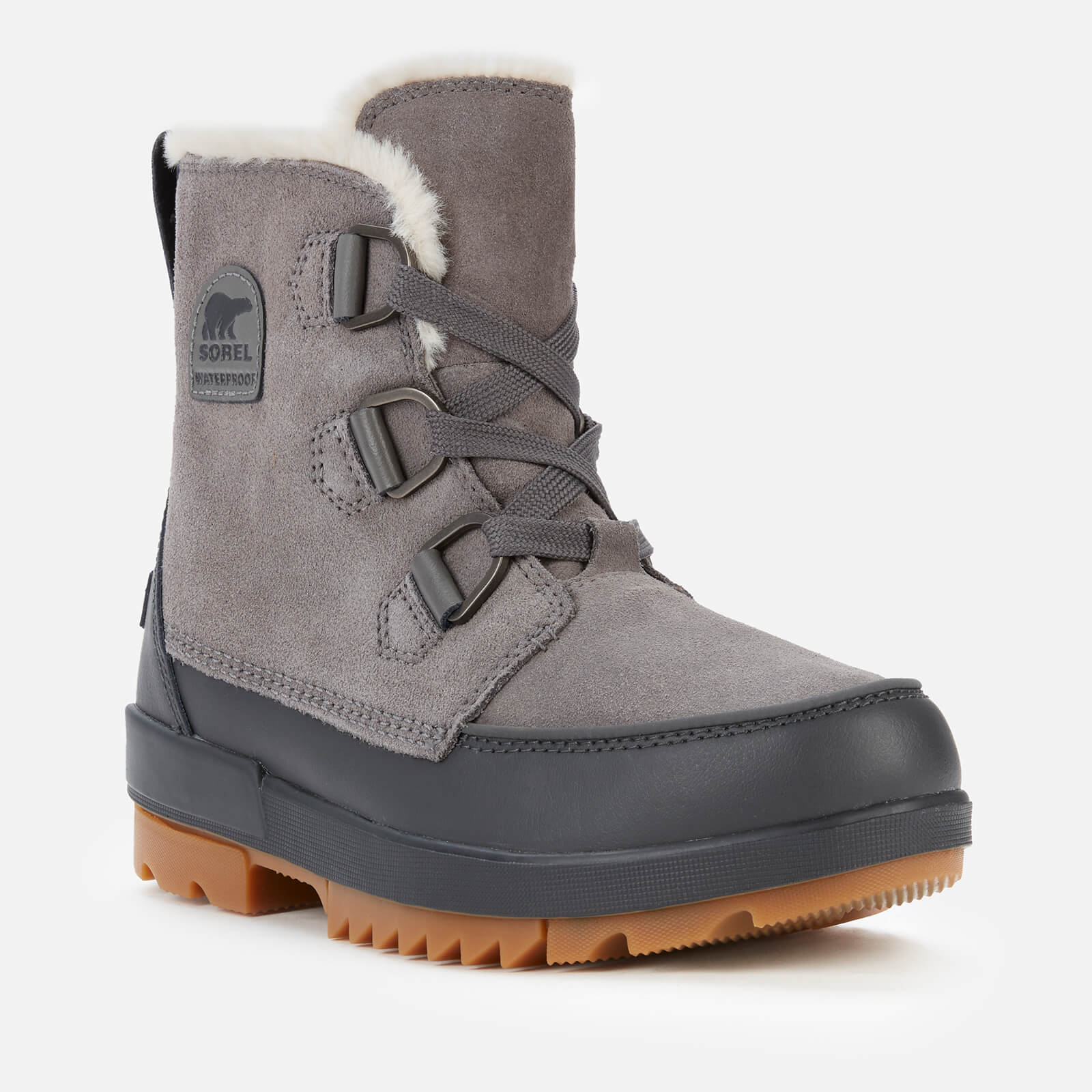Sorel Women s Torino II Waterproof Suede Shell Boots Quarry