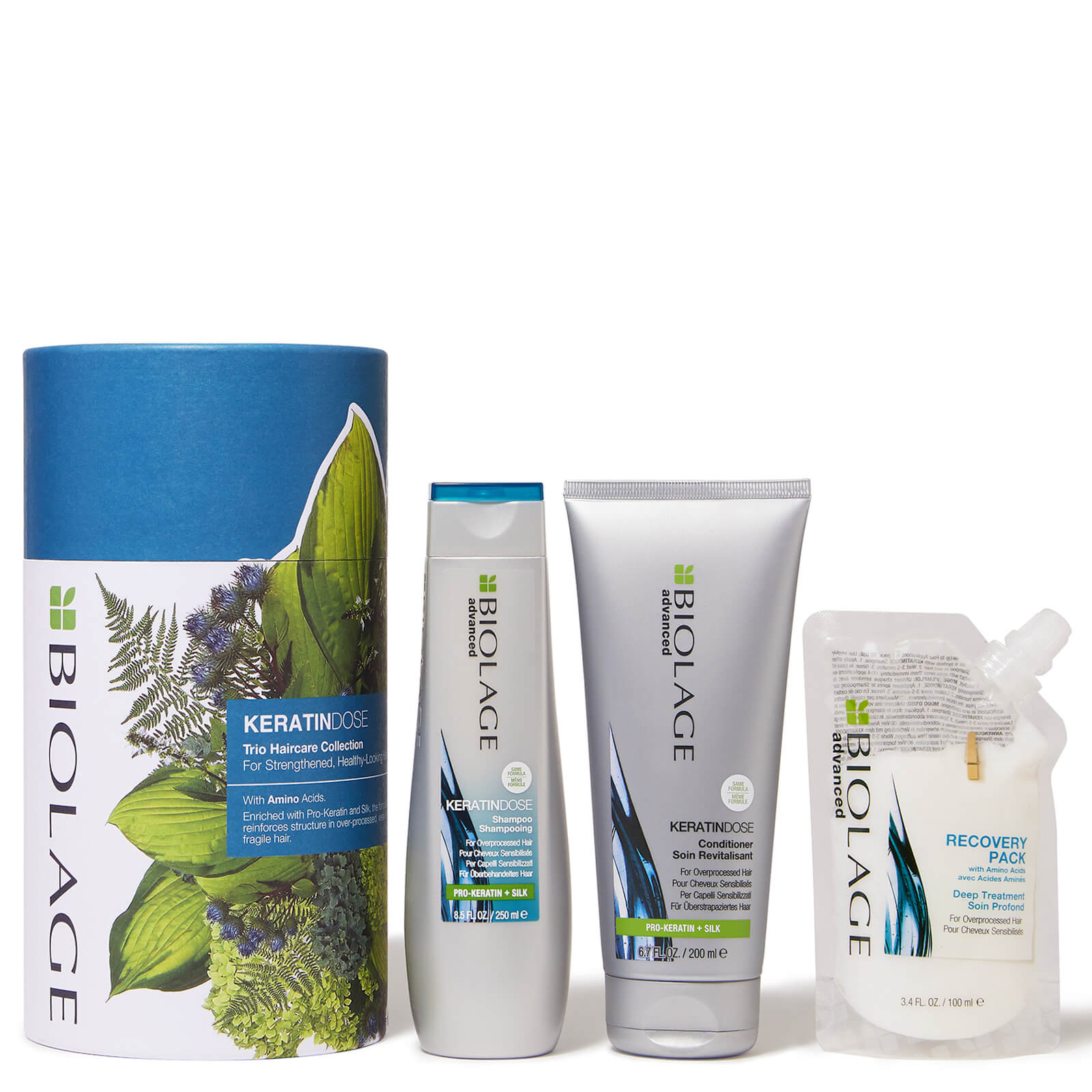 Biolage KeratinDose Trio Gift Set Collection for Over-Processed Hair