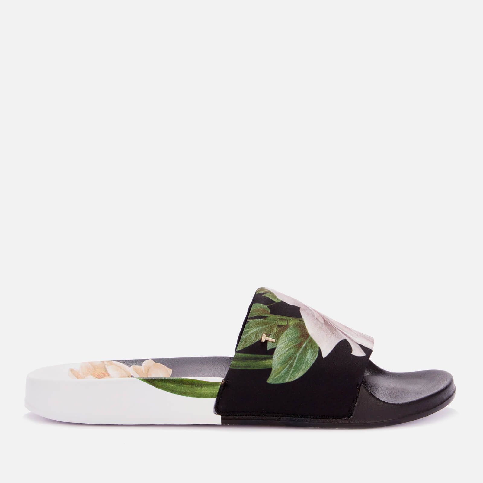 Ted Baker Women s Lamali Elderflower Sliders Black Allsole