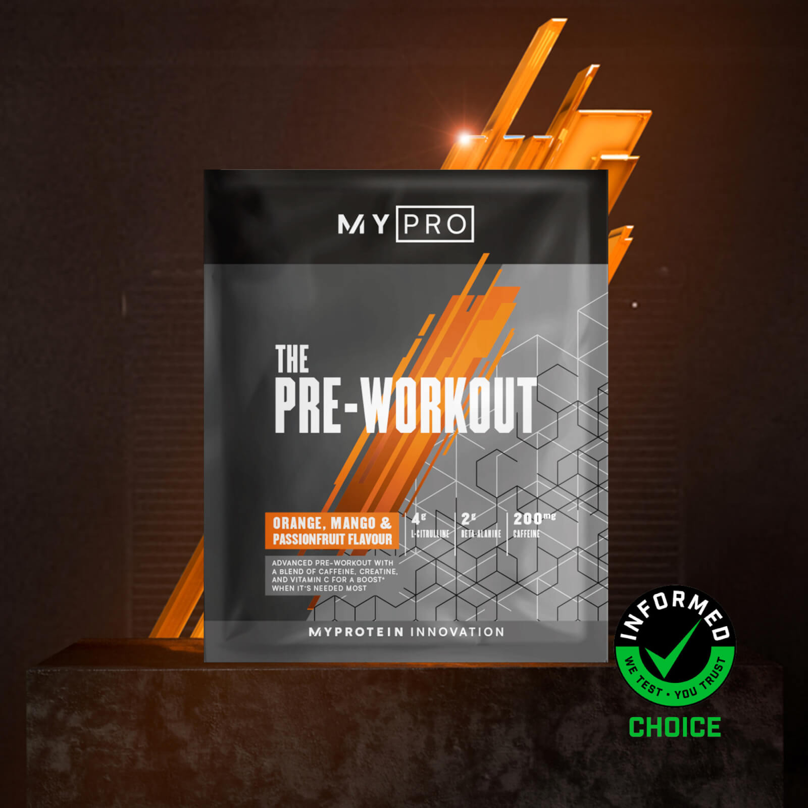 THE Pre-Workout (Sample) - 14g - Портокал Манго Маракуя