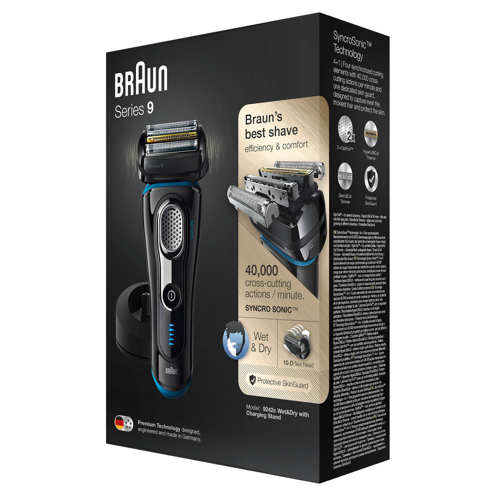 ディズニープリンセスのベビーグッズも大集合 Braun Series 9 9242s Electric Shaver, Black (NPI 脱毛・除毛