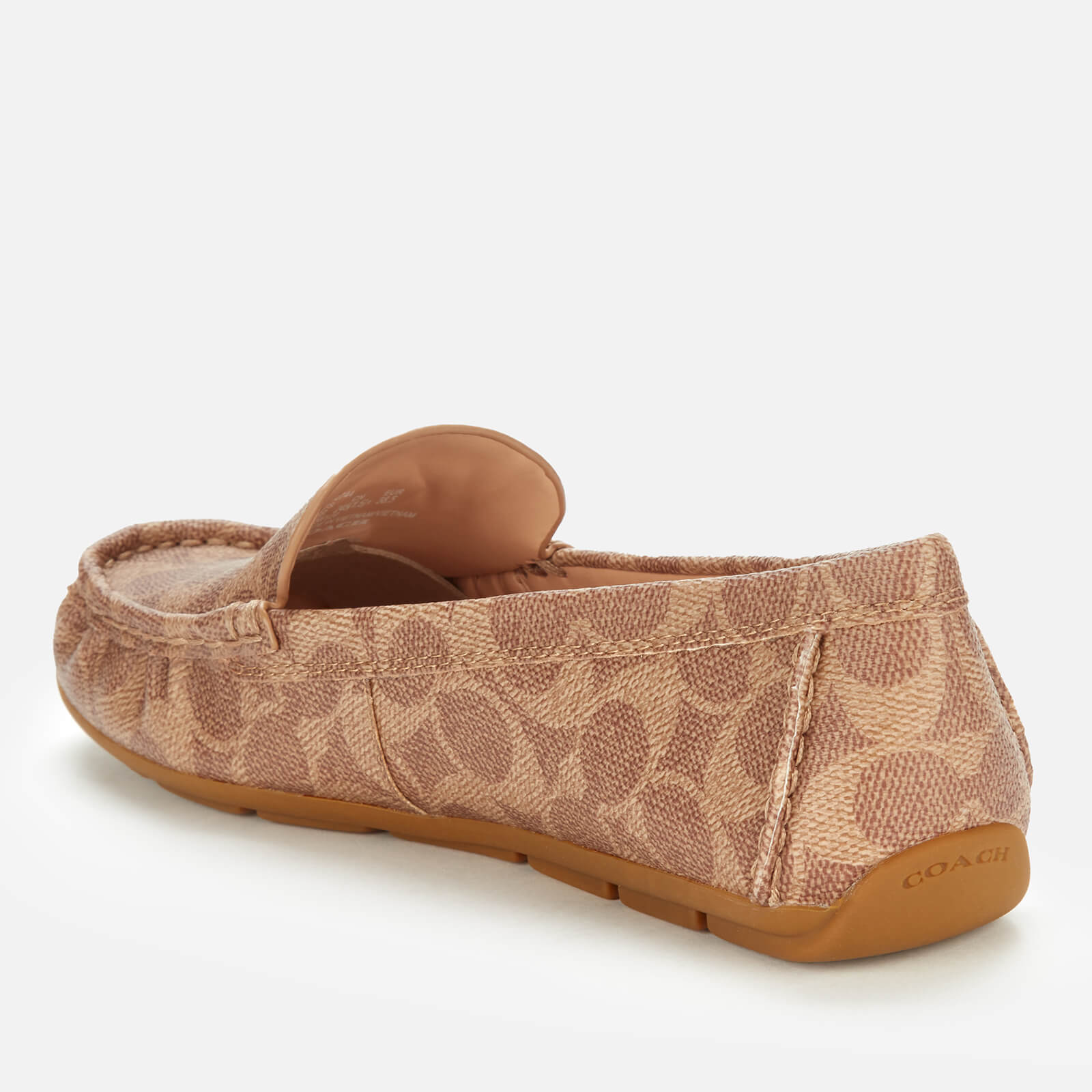 Coach Women s Marley Coated Canvas Driving Shoes Tan UK 3 Allsole